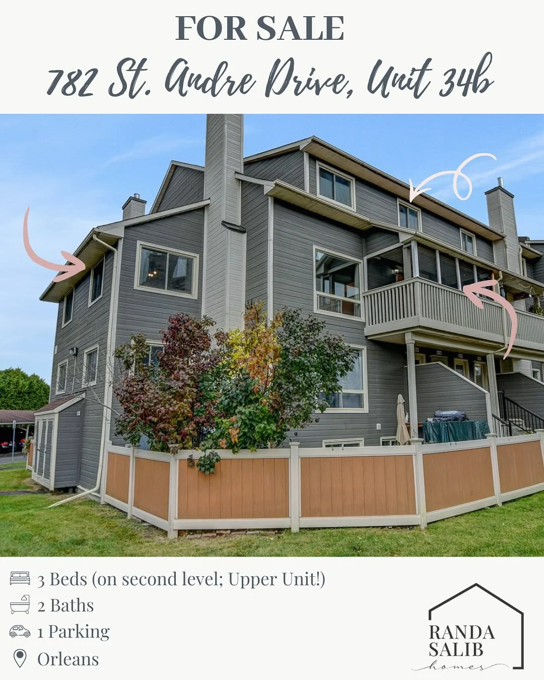 ✨New Listing Alert✨
 
Calling ALL investors and first time home buyers!! This is a gem of a property (UPPER END UNIT), and at this price point – PERFECTION.
 
As one of the few 3 bedroom units in this complex that have come up for sale, this pr