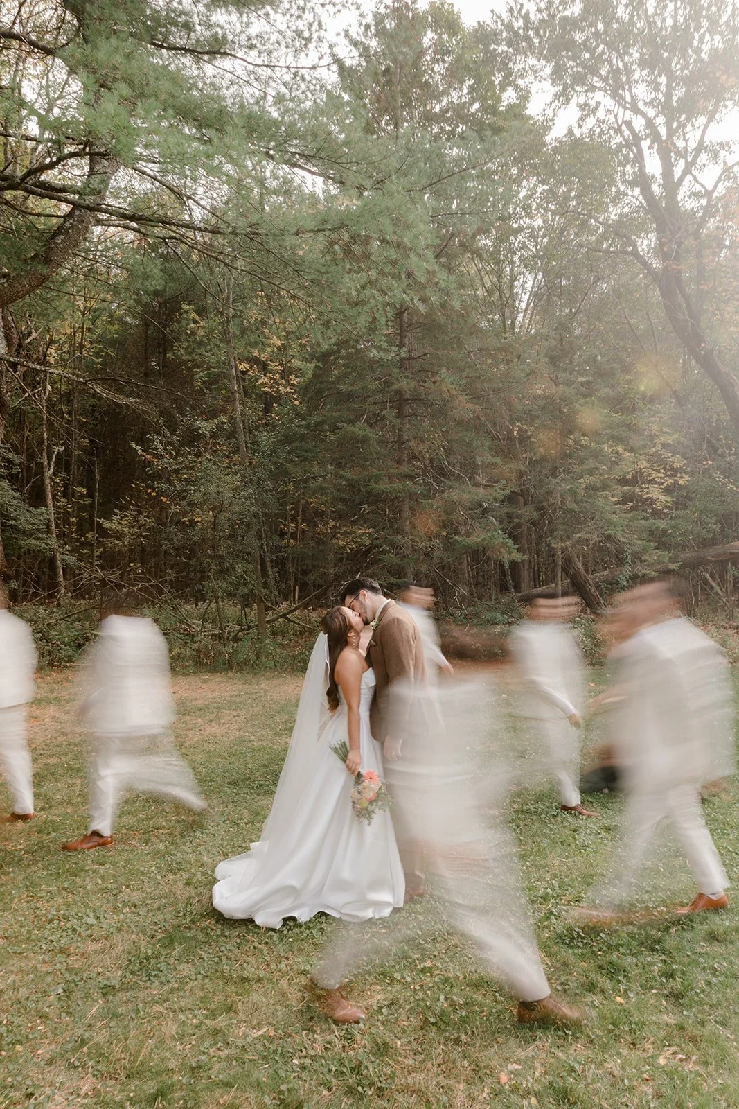 A Woodland Love Story: Nick &amp; Sara at The Woodhouse Lodge | New York Wedding Photographer