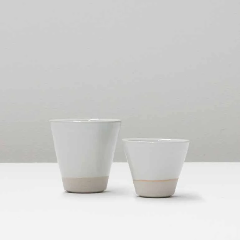 Espresso Cups: 2 sizes and 4 colors