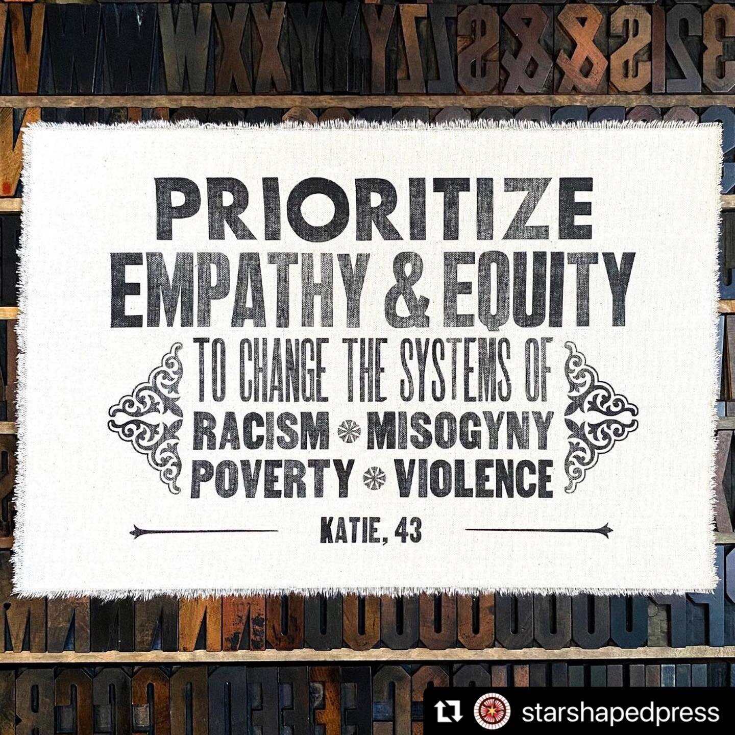 Sharing hope flags today from starshapedpress 🌟

From her original caption:
・・・
In November, I printed 20 &lsquo;flags&rsquo; for the @myhopeourhope project, with thoughts on hope collected from game-changing women in my life, at all different point