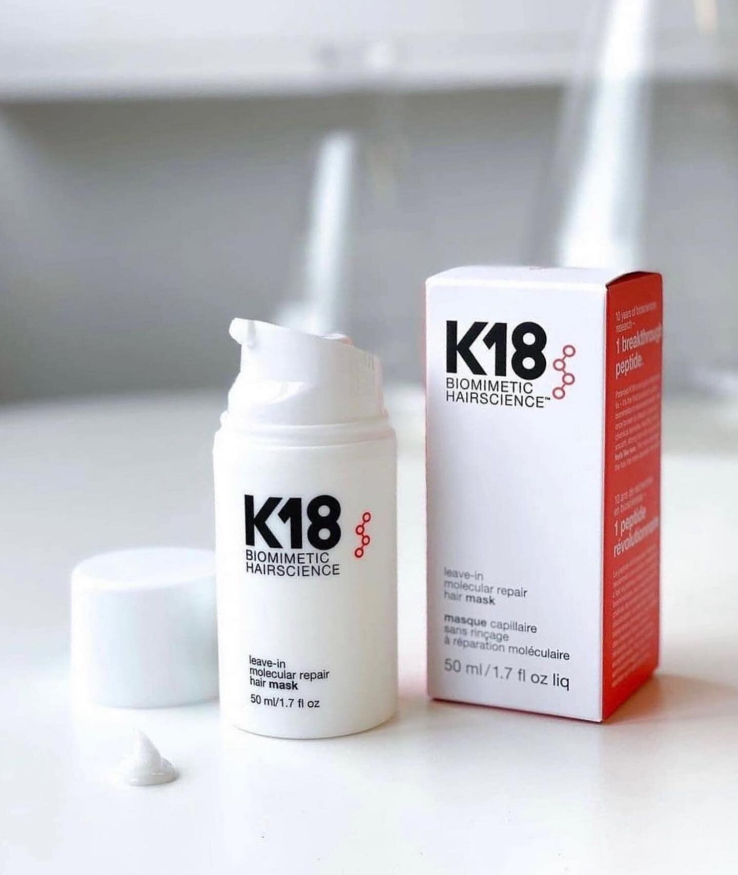 Have you heard?!

K18 is clinically proven to reverse damaged hair in just 4 minutes!

Here&rsquo;s just a few benefits this amazing treatments has 👇🏼👇🏼👇🏼

🌱Heals damage from bleach, color, chemical services, and heat

🌱Restores strength, sof