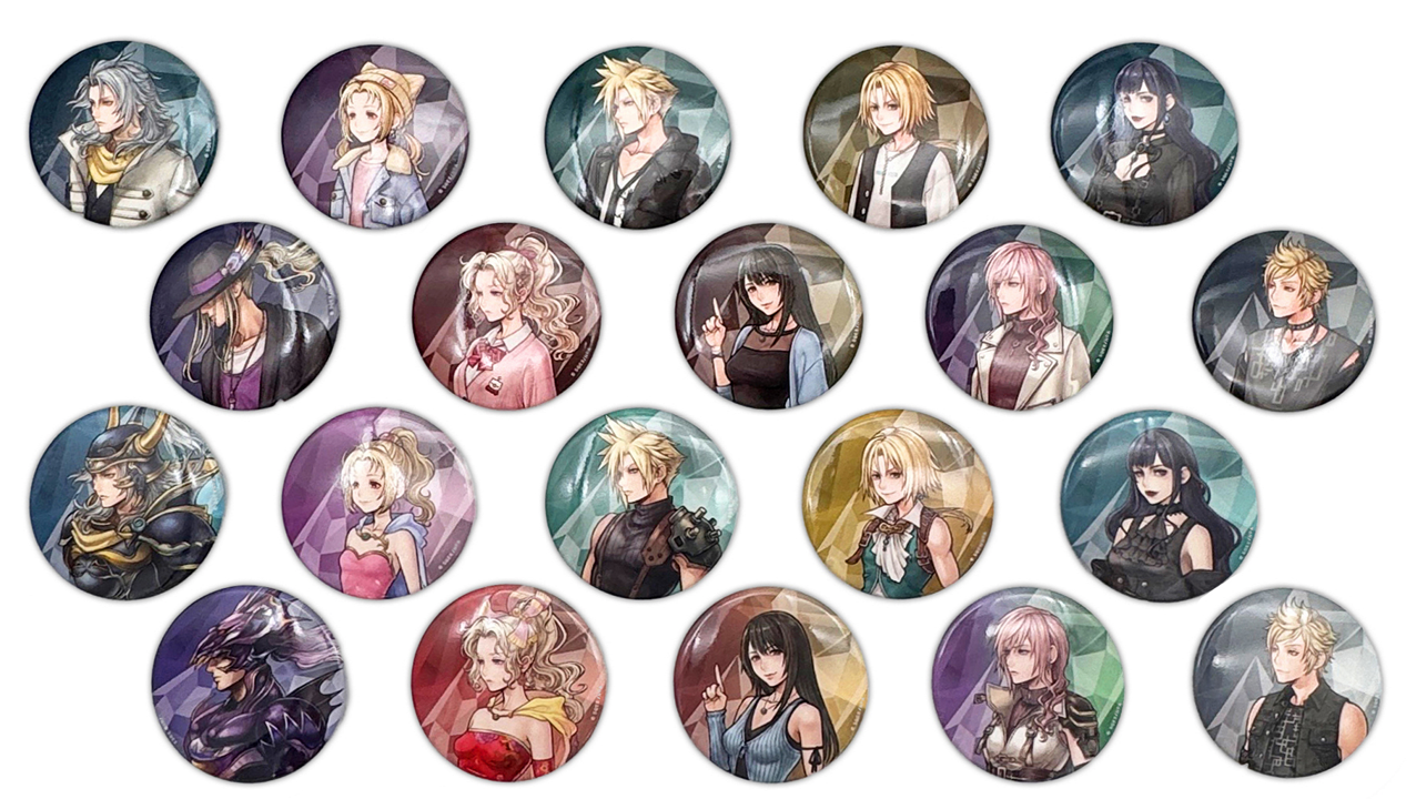 Square Enix DDFF Can Badge Collection Vol. 1