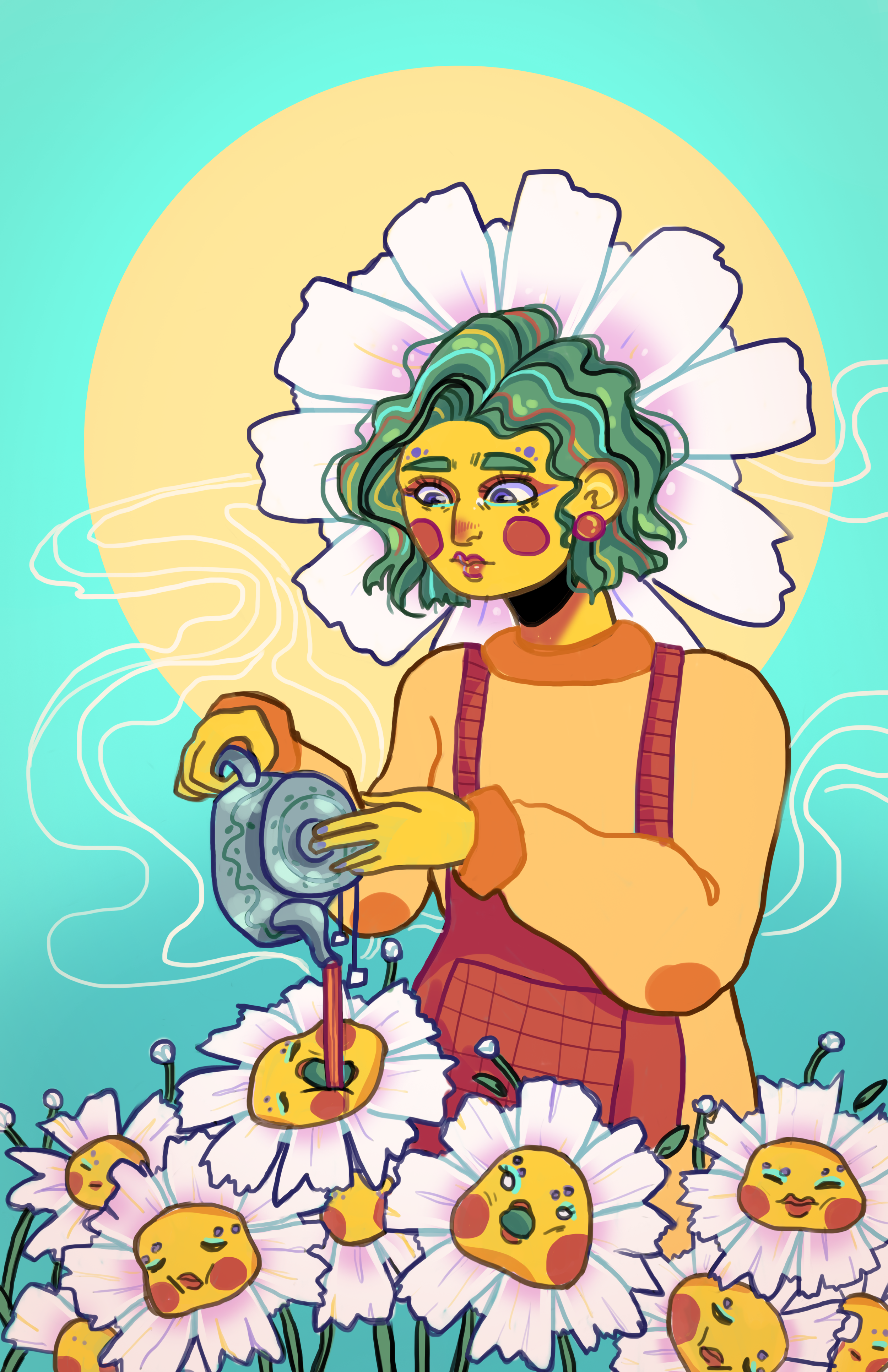 Chamomile Babies (Photoshop)