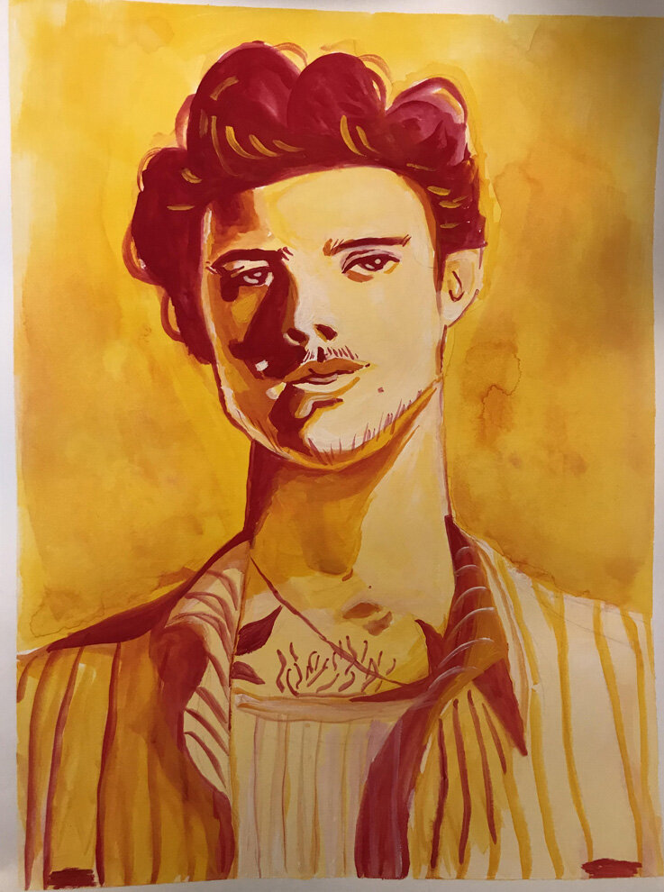 Yellow Harry (Gouache)
