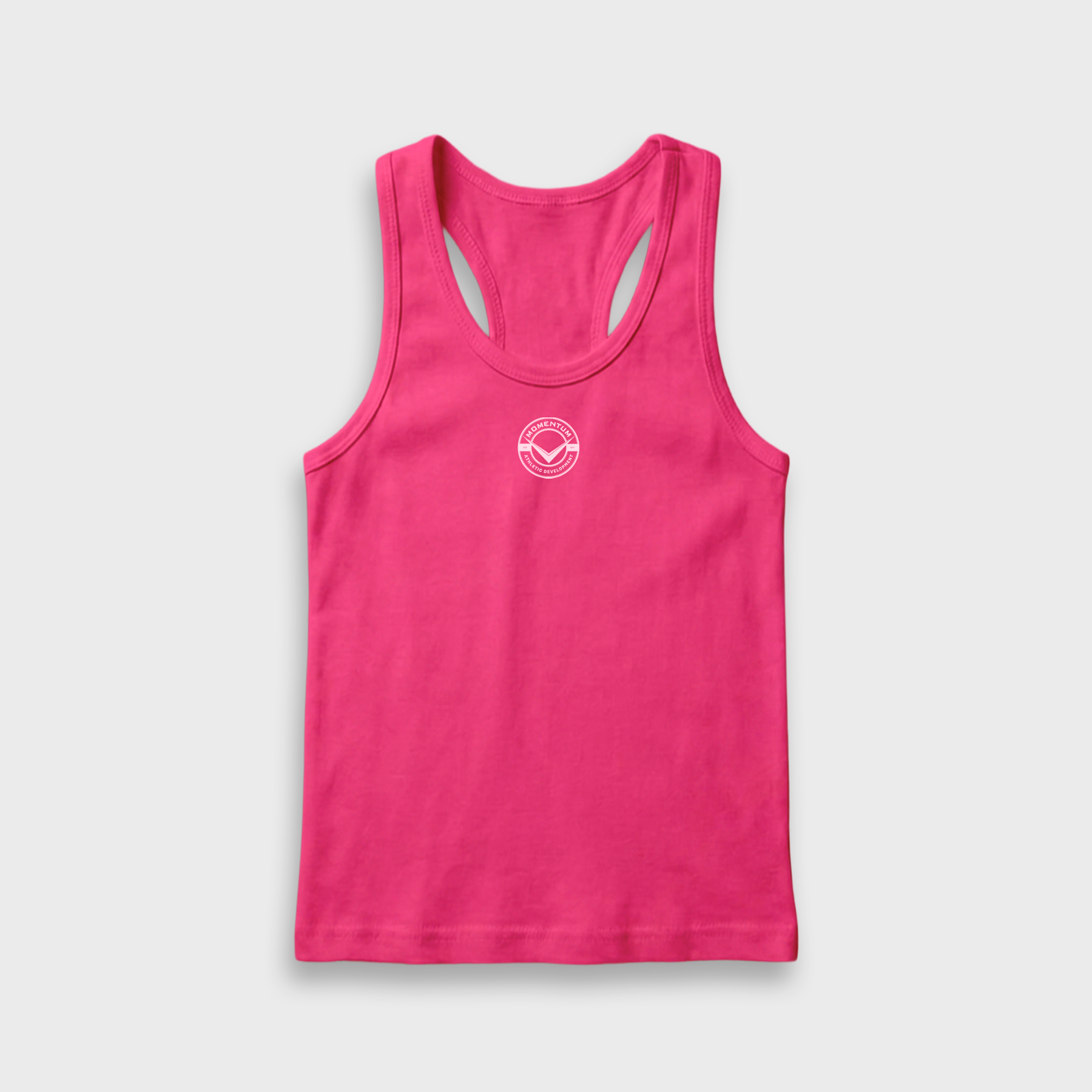 Mini MAD Kids T-Back Singlet - Hot Pink