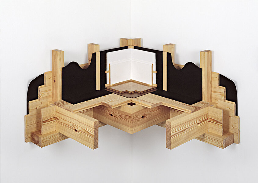 Catholic Corner , 2004 , mixed media , 65 x 110 x 110 x cm.
