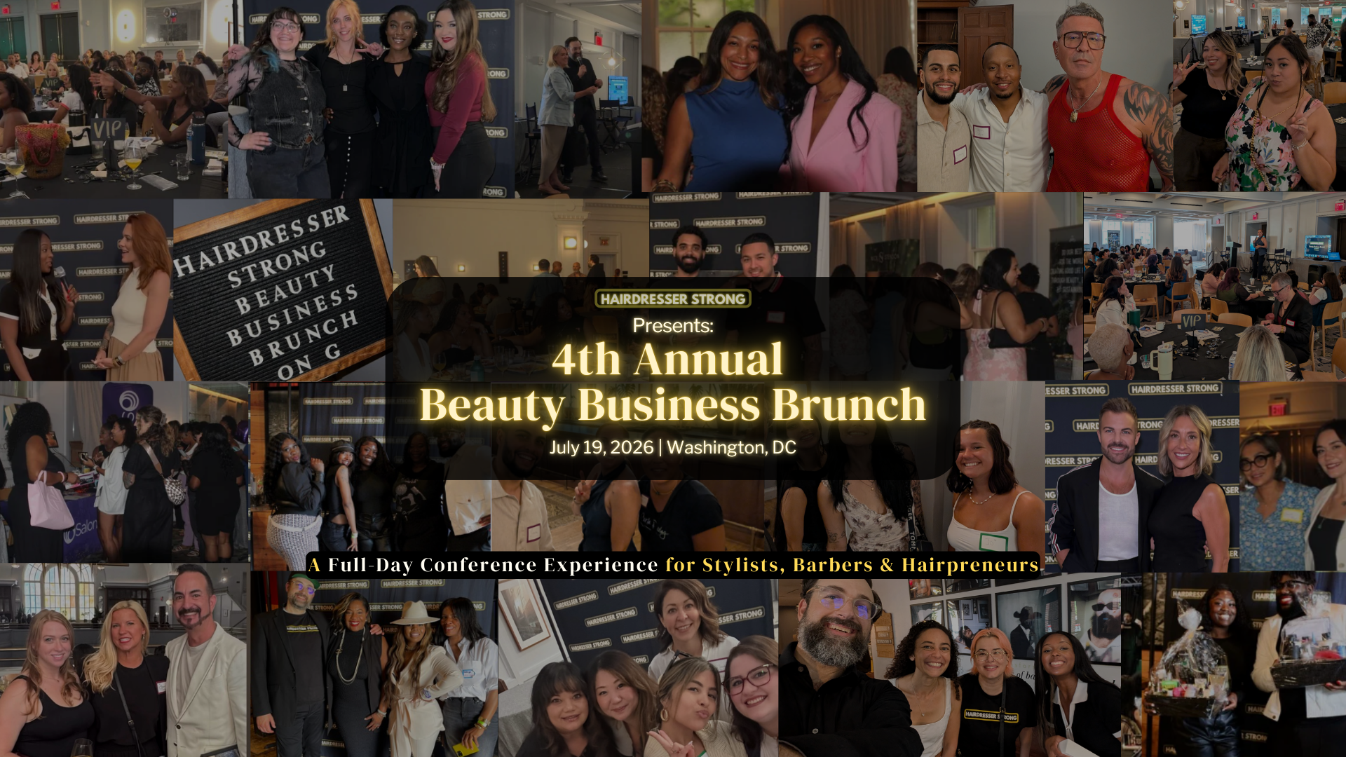 Hairdresser Strong Presents: 4th Annual Beauty Business Brunch on July 19, 2026 in Washington, DC