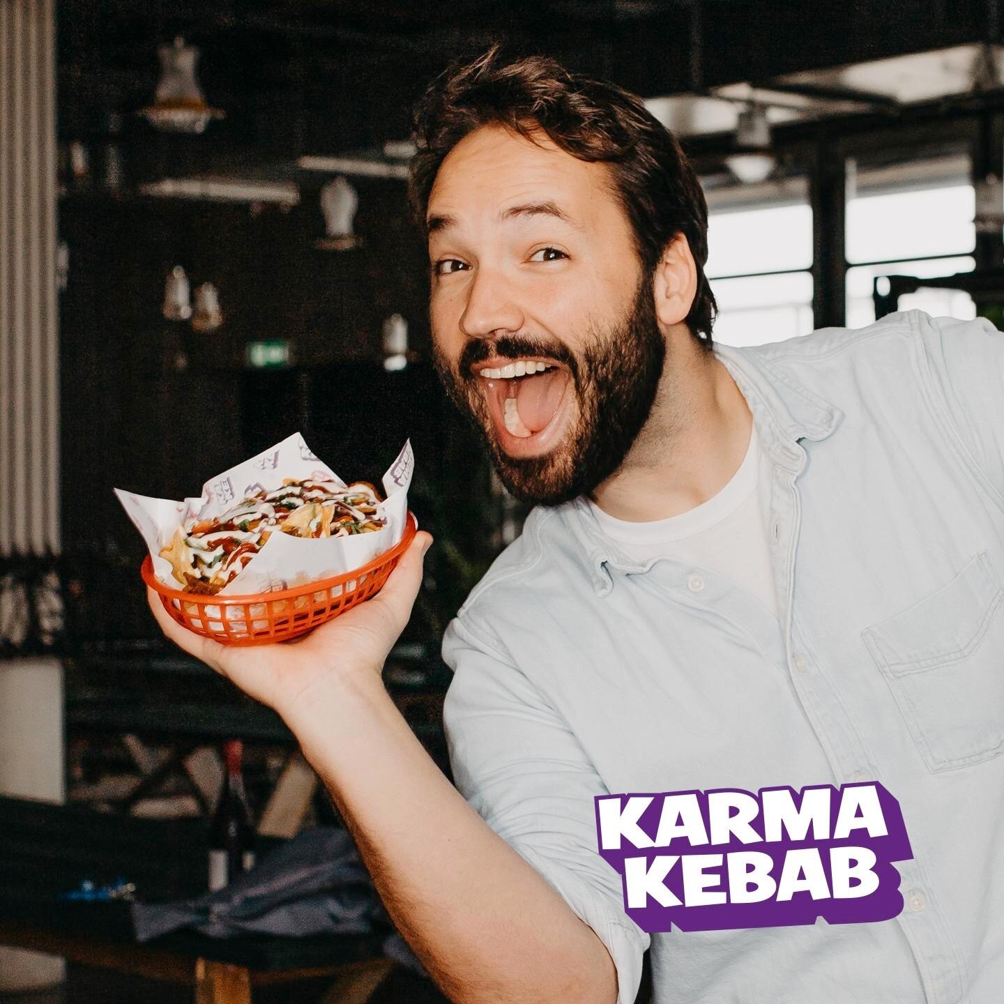 What do you think we just told this happy face?! Stay tuned for the best news of 2020 yet! 🥁 Something about supermarkets and kebab... 🤫 

#staytuned #tomorrow #karmakebab #supermarkt #bestnewsof2020