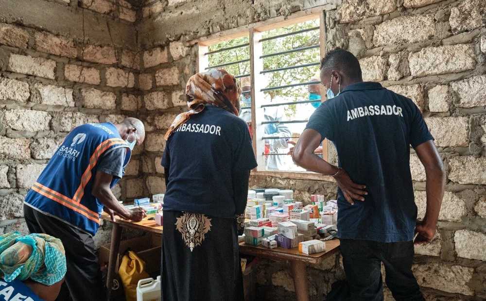 Youth Health Ambassadors at a training session in Lamu