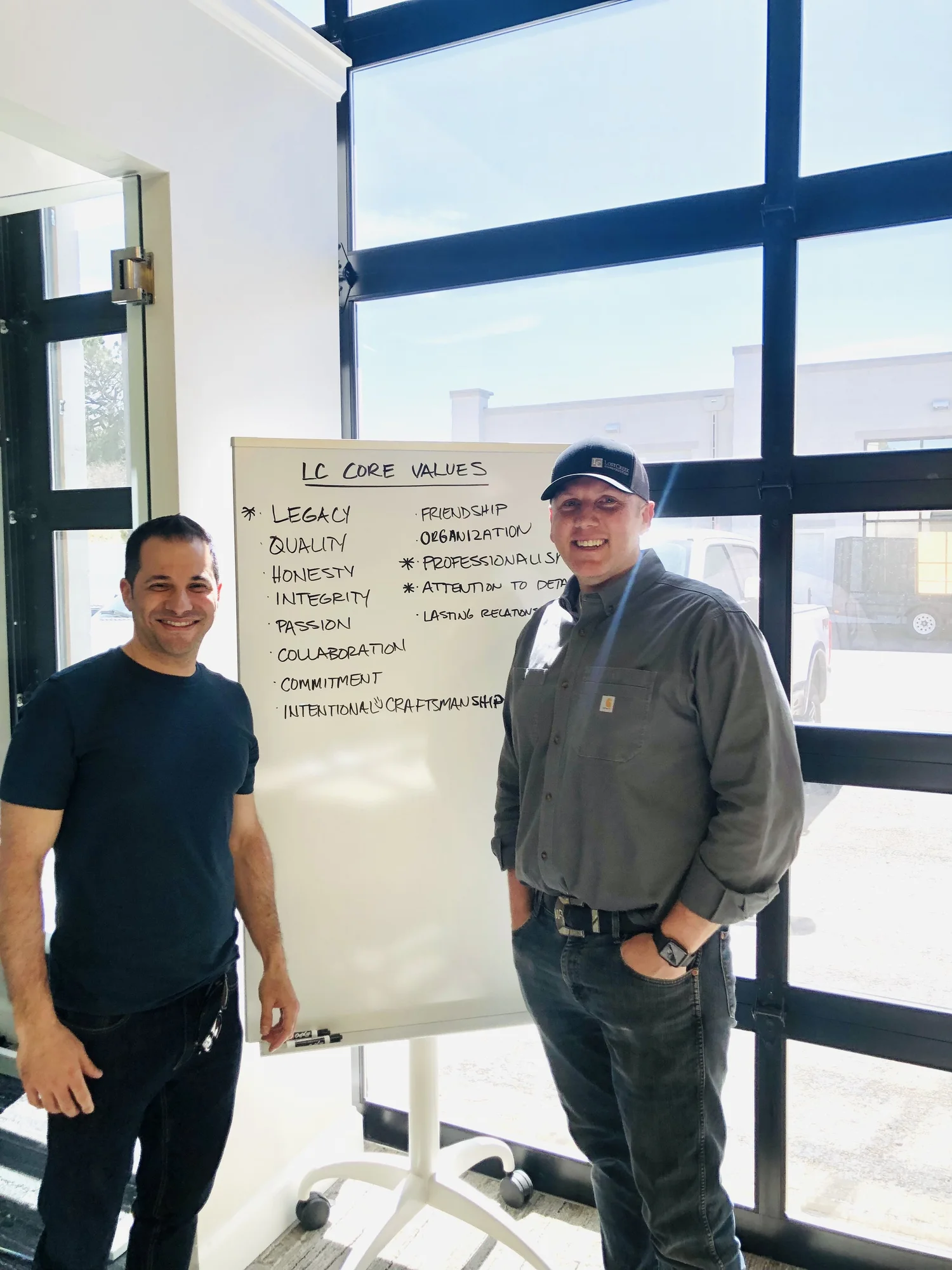 Tom Trythall of Lost Creek Construction, a Colorado Springs custom home builder and Bryan Kaplan coaching client