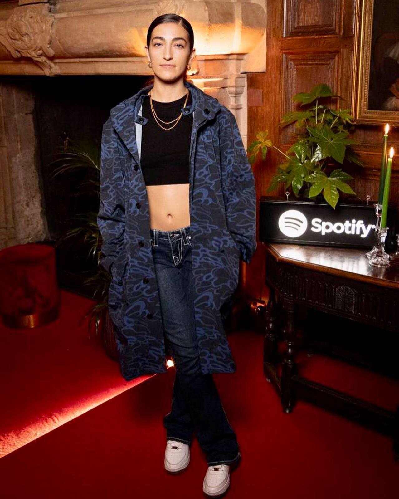 Shout out to @indiashan_ for wearing her SO8 parka last night in her performance at the @spotify party! 

We&rsquo;ll be launching a limited edition of this parka on Kickstarter soon. Made entirely from generated textile and fishing net waste 💚
.
#s