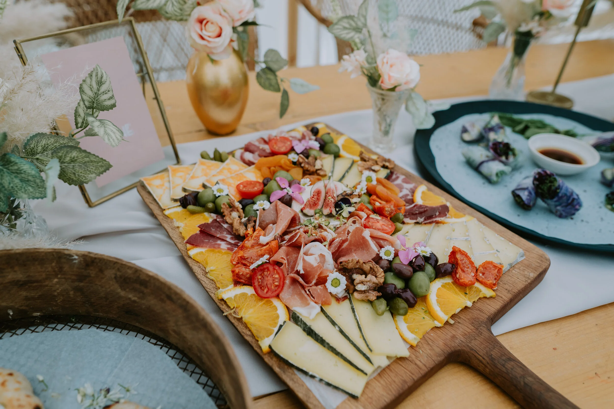 Food for a small wedding party