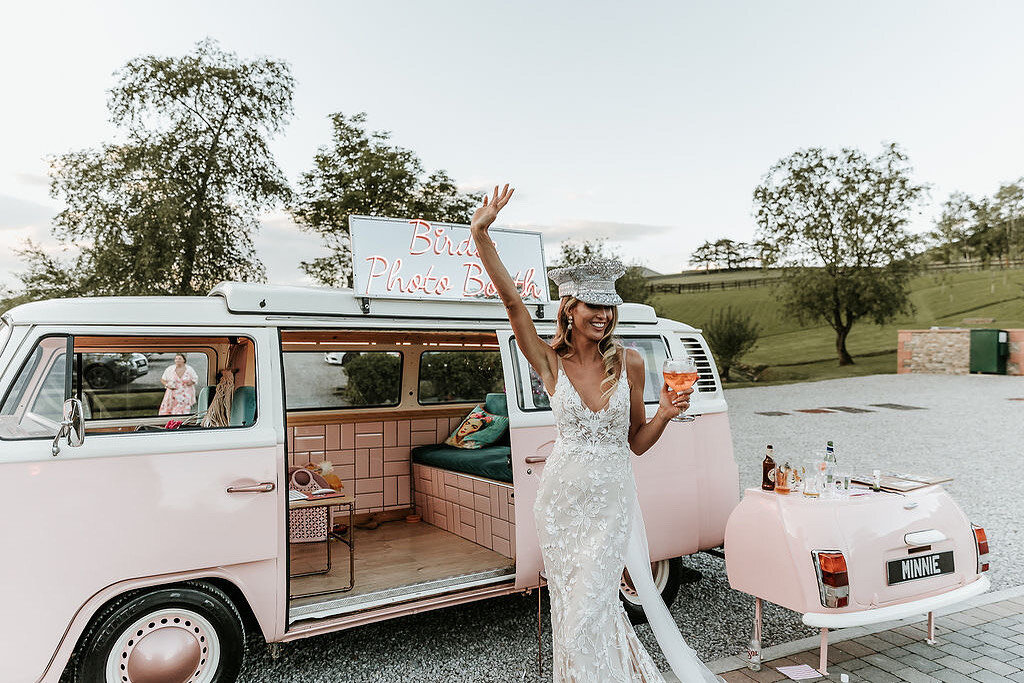 @birdie_photobooth bringing sunshine to winter days! Find Birdie and lots of other fun and stylish Boconnion supplies on our Recommended Suppliers Guide when you book your wedding at Boconnion.