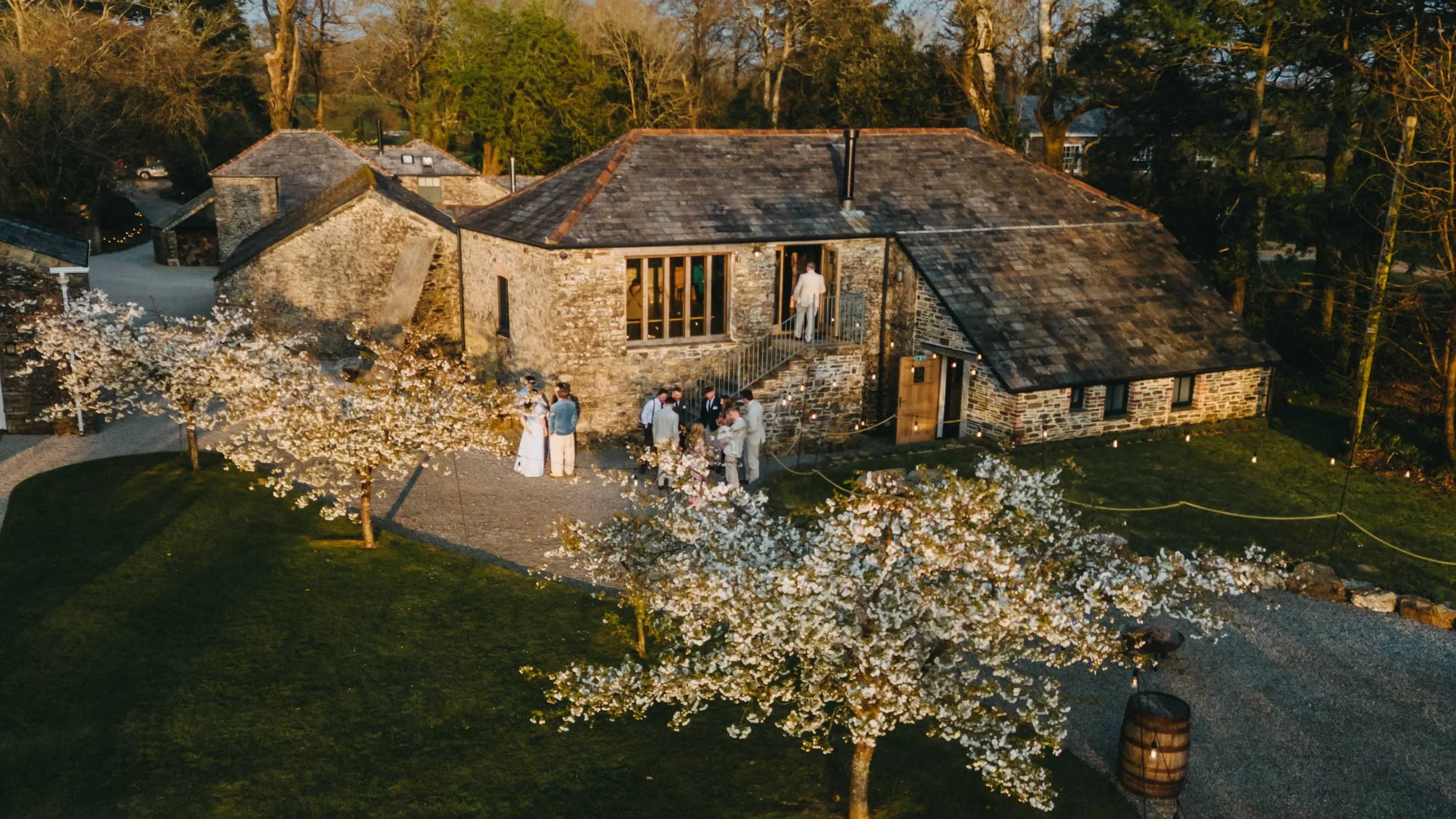 Looking for an exclusive-use wedding venue in Cornwall? At Boconnion you get 150 acres of private estate entirely to yourself