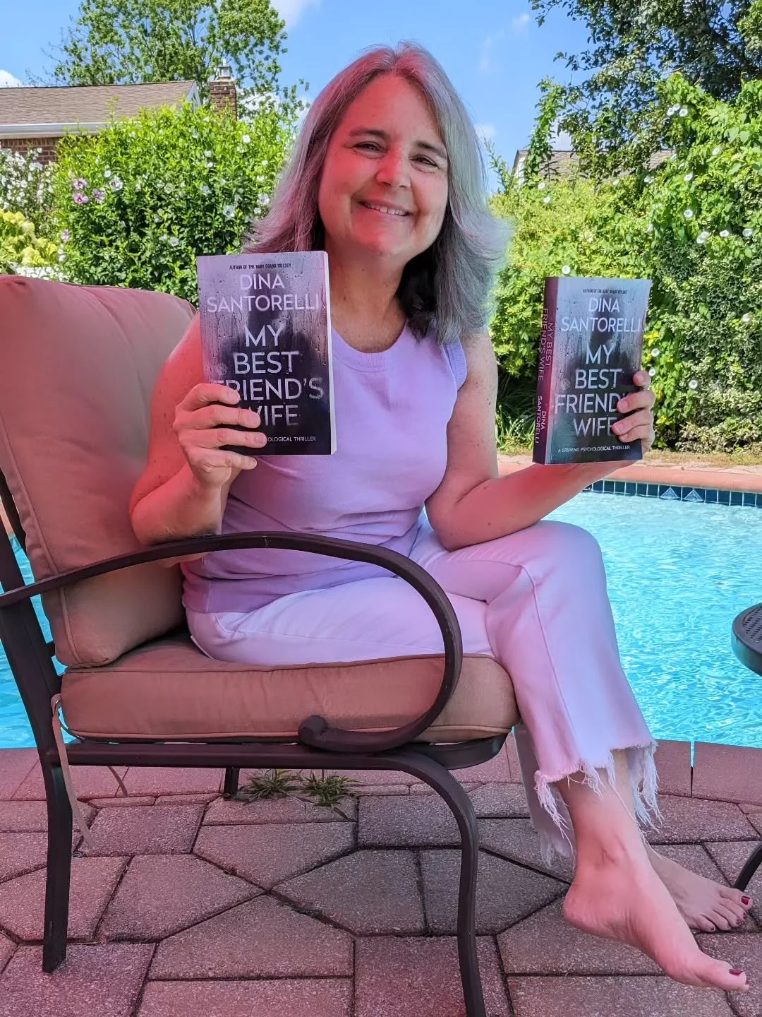 They're here! They're here! Look what arrived in the mail! The author copies for my sixth thriller and first psychological thriller, My Best Friend's Wife! Releasing on July 30! Pre-order link in my bio. 📚
.
.
.
#psychologicalthrillers #thrillerbook