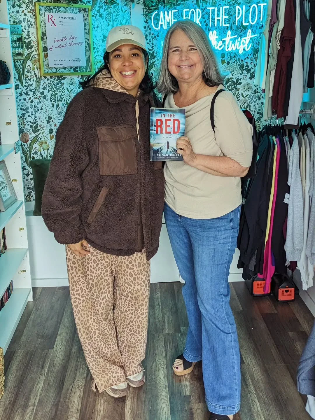 Stopped by the wonderful Denise's mobile shop, The Wandering Page, to drop off copies of my mystery thriller IN THE RED. Thank you so much, Denise, for letting me be a part of this amazing venture and for bringing literature to readers across Long Is
