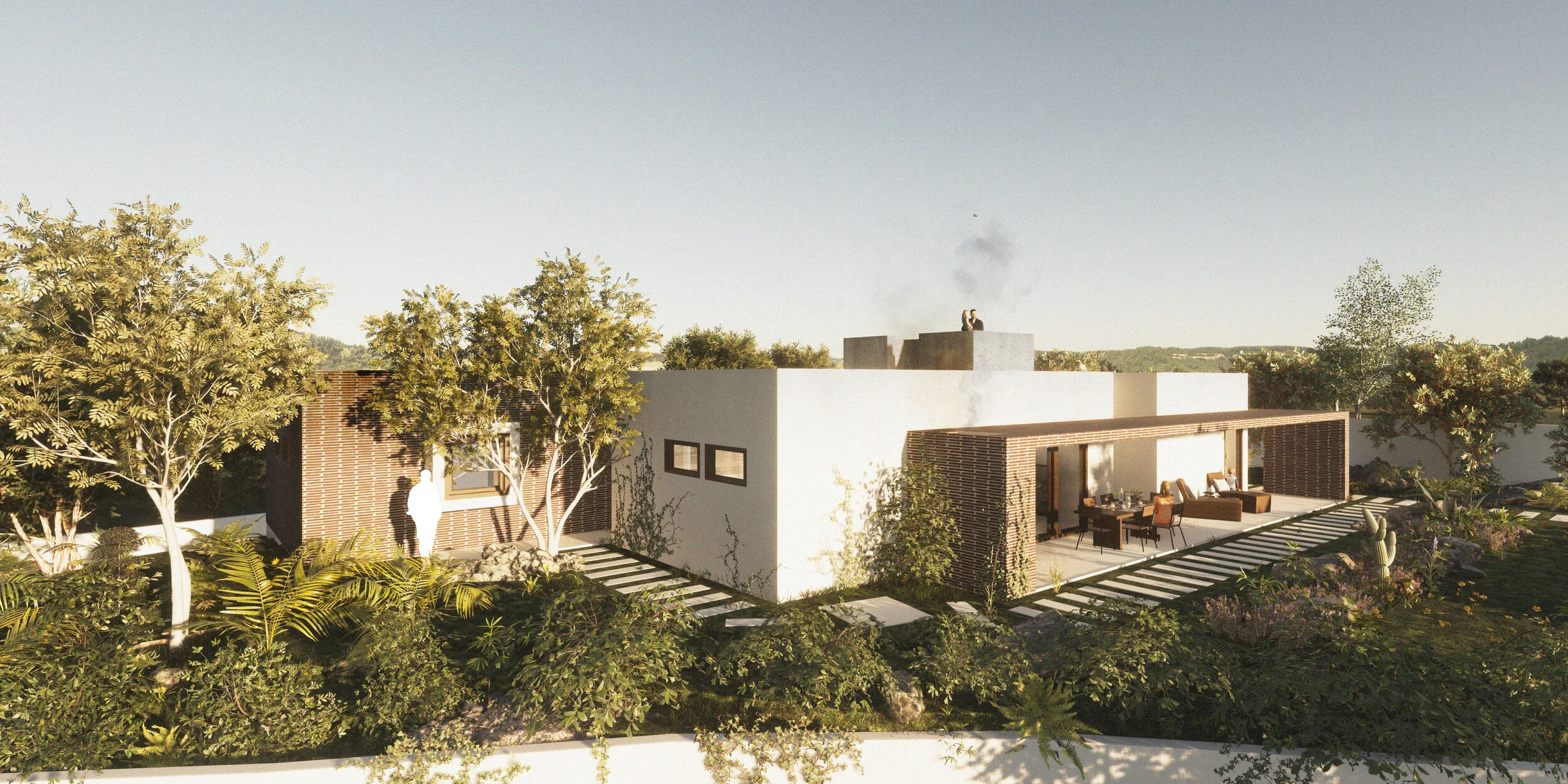 Alçado lateral. Side elevation.