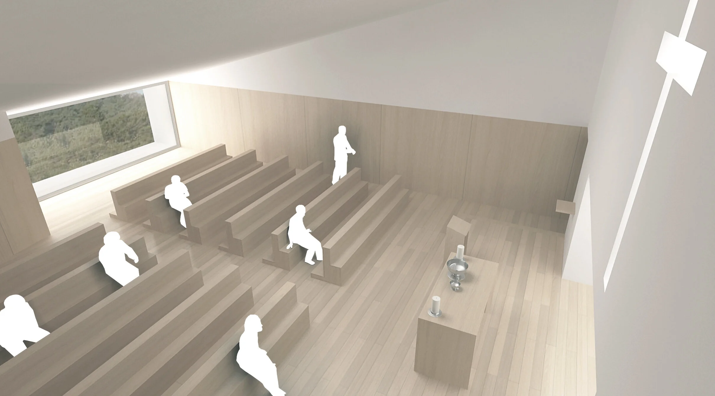 Vista do interior. Insite view.