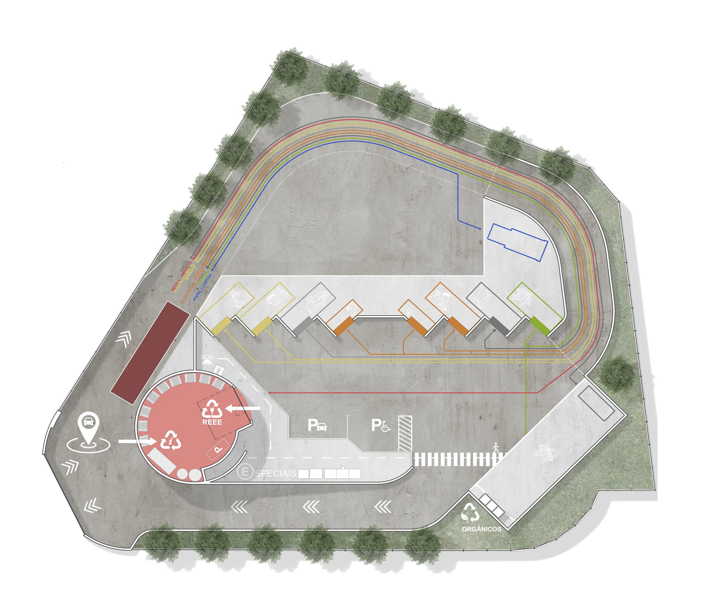 Planta do conjunto. General plan.