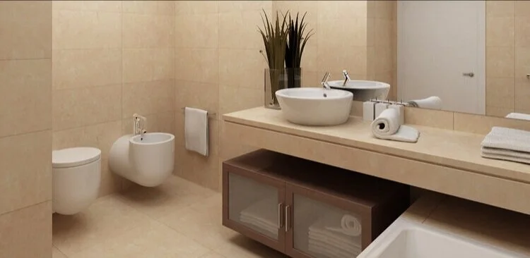 Vista da casa de banho.