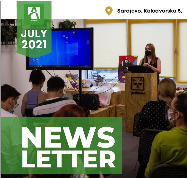 Svaki mjesec, osoblje ureda “American Councils” u Bosni i Hercegovini objavi mjesečni letak gdje ističemo naše programske aktivnosti.Letak za juli 2021. možete pronaći na ovome linku.