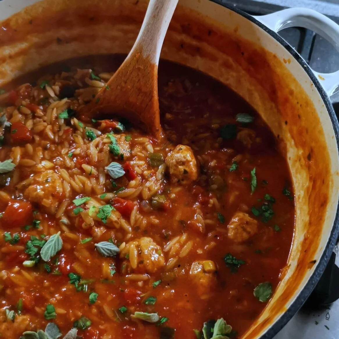 Day 10: pasta in rice form