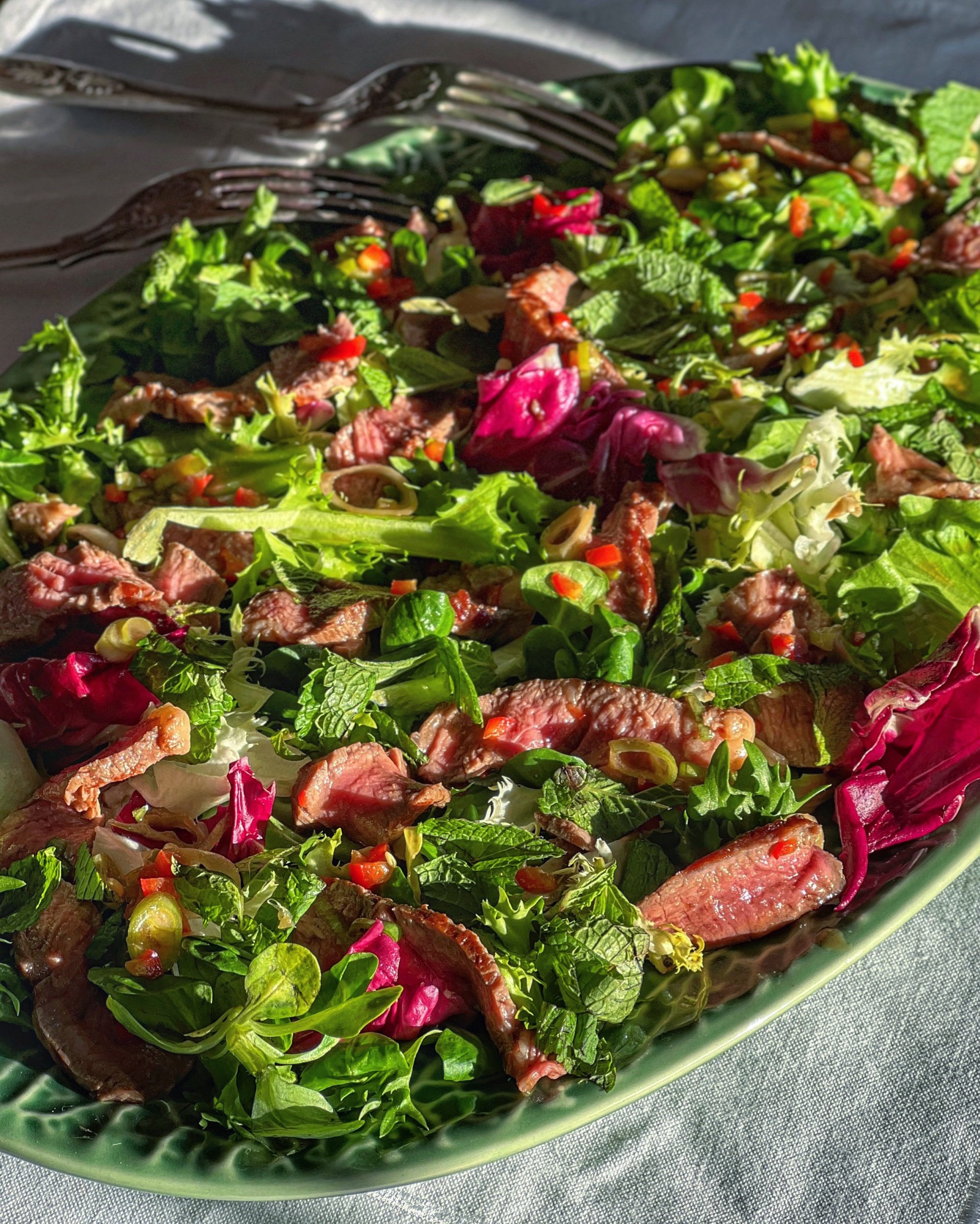 Nigella's Hot and Sour Beef Salad
