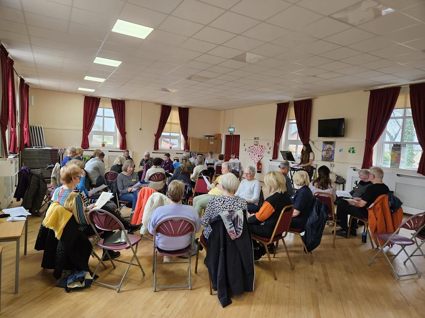 A lovely morning of singing together in Blackburn! 🥰 #localvocals #localchoirs #blackburnchoir #localcommunity #lancashirechoirs