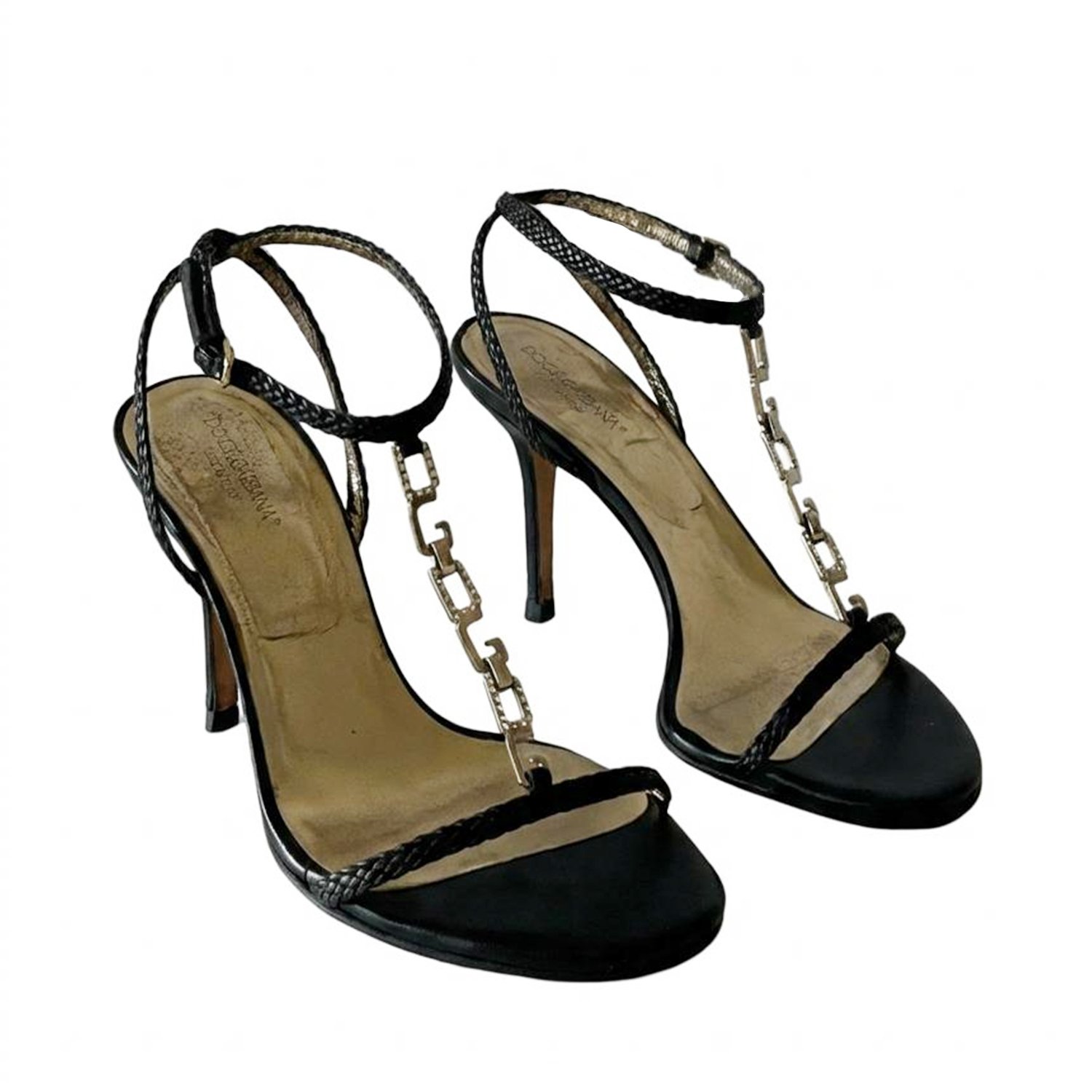 Dolce & Gabbana Diamante Sandals (39)