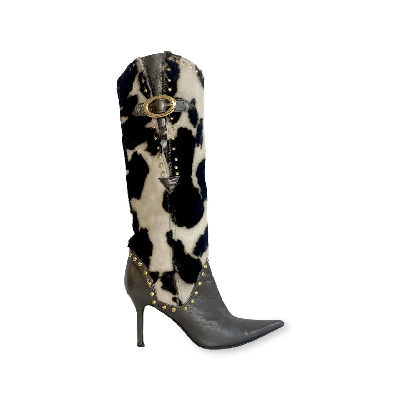 Dolce Gabbana Ponyskin Boots (37) — AMO Vintage