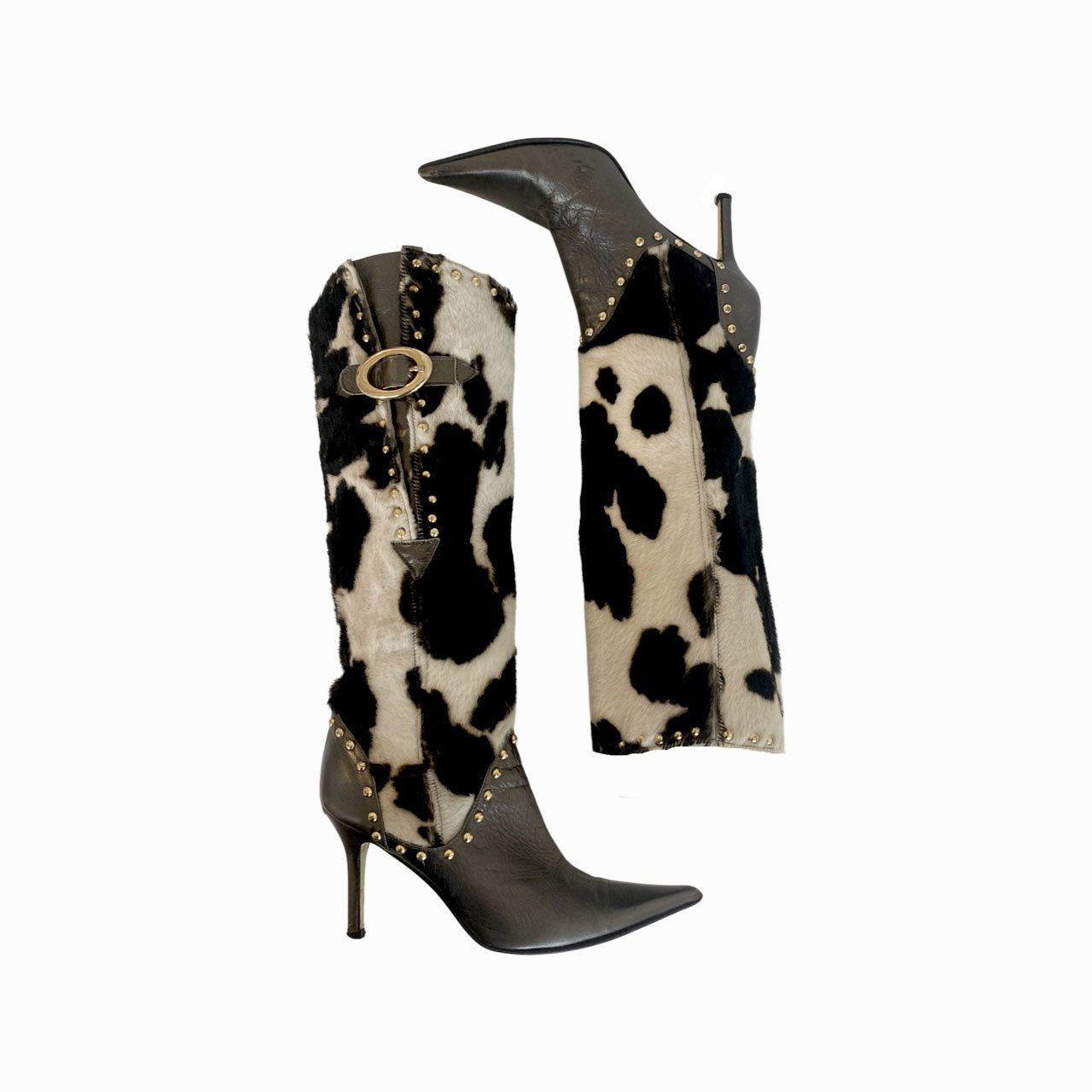 Dolce Gabbana Ponyskin Boots (37) — AMO Vintage