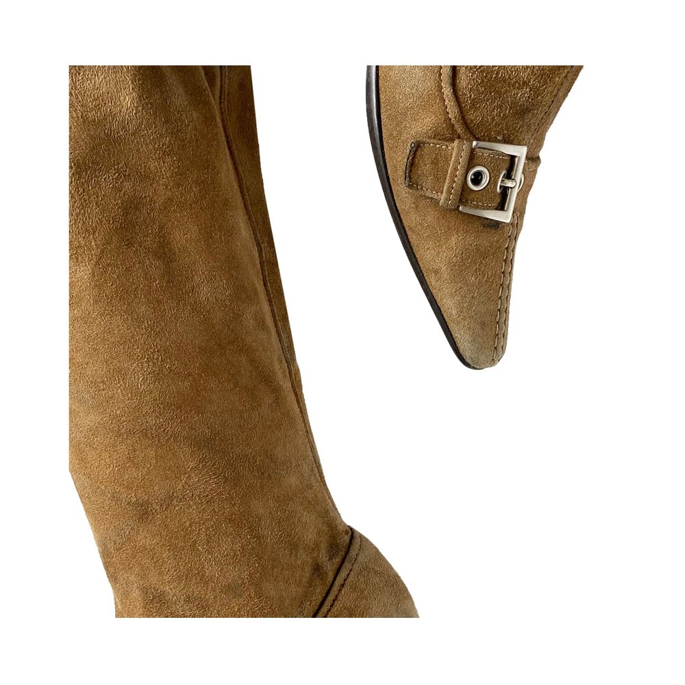 Prada Suede Buckle Boot (37) — AMO Vintage display picture 2