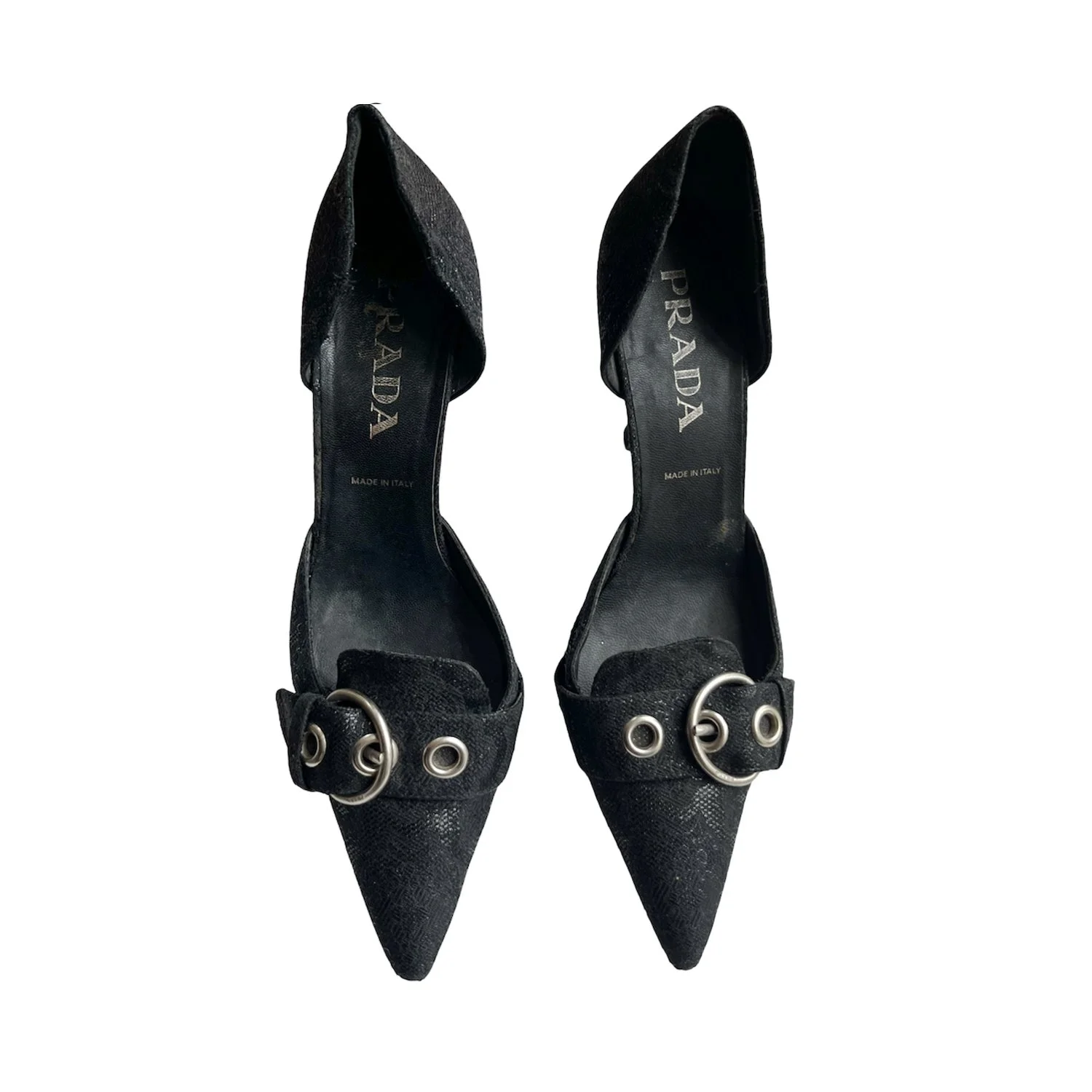 Prada Baby Pink Leather Mules (38.5)