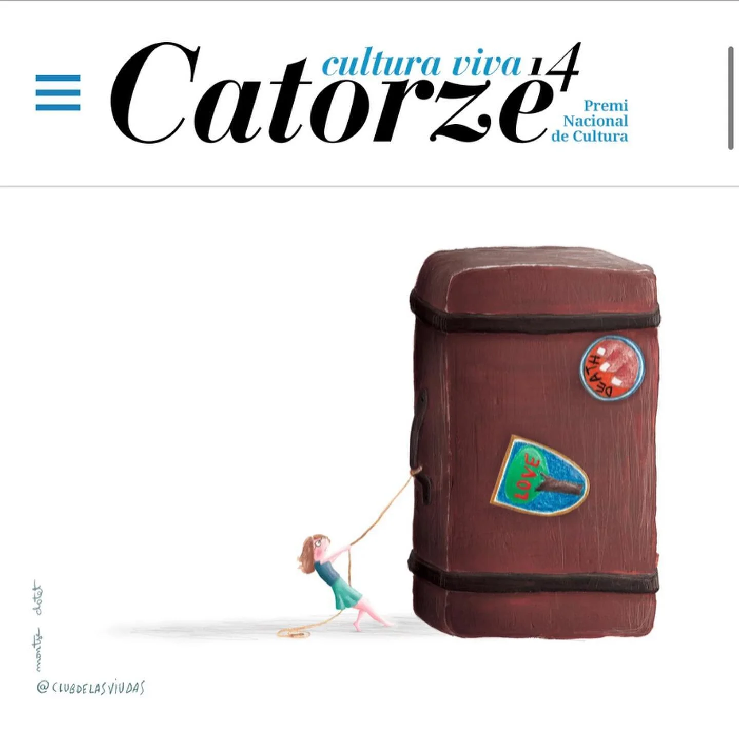Hoy la revista @catorze.cat nos ha publicado este texto sobre el duelo y el Club de las vi(u)das. ⁣
⁣
Esperamos que os guste. Aqu&iacute; ten&eacute;is la traducci&oacute;n ⁣⬇️
Mil gracies @catorze.cat per donar-nos veu! ⁣🥰
⁣
𝐂𝐮𝐚𝐧𝐝𝐨 𝐧𝐮𝐞𝐬𝐭