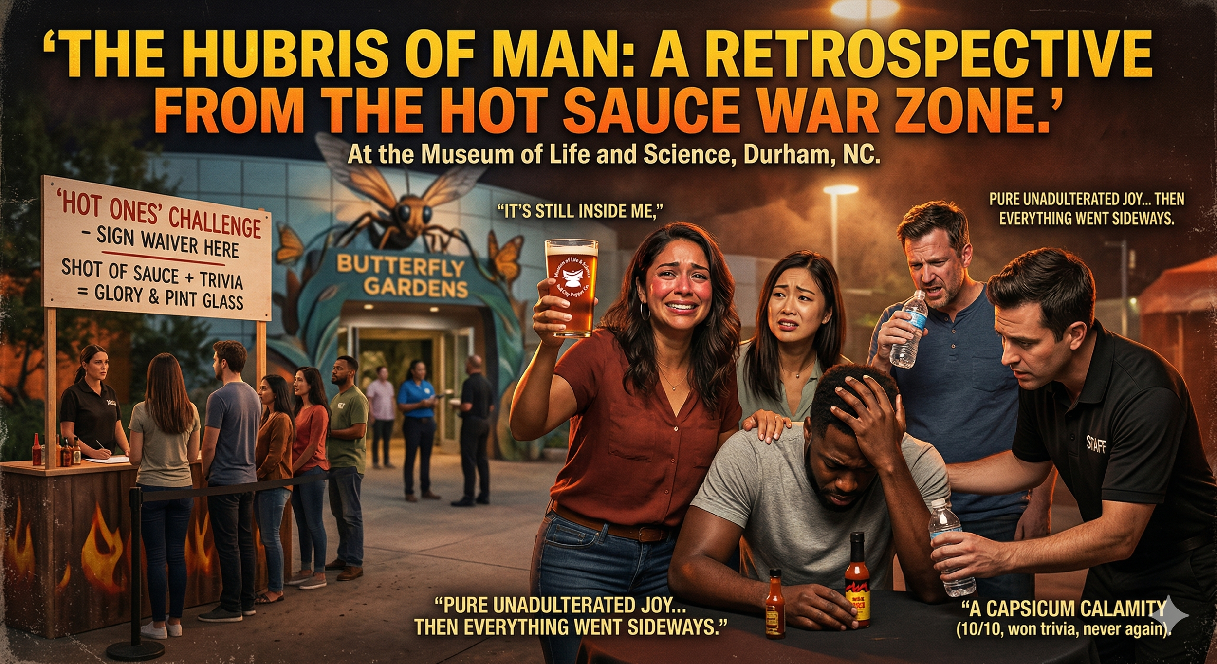 Reddit: The hubris of man: A boots on the ground retrospective from the war zone that was 'The science of beer', at the museum of life and science.