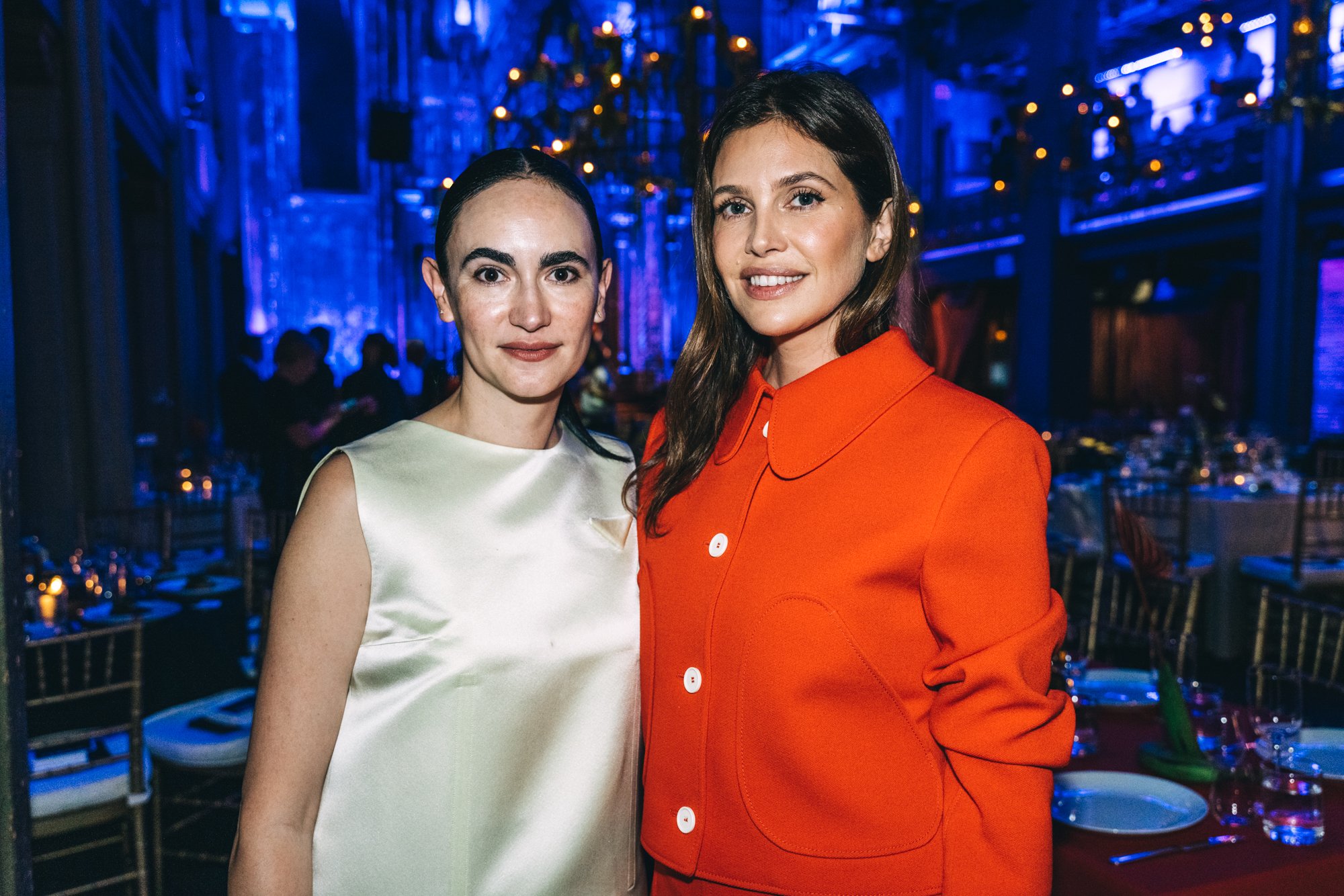 Frida Escobedo and Dasha Zhukova Niarchos