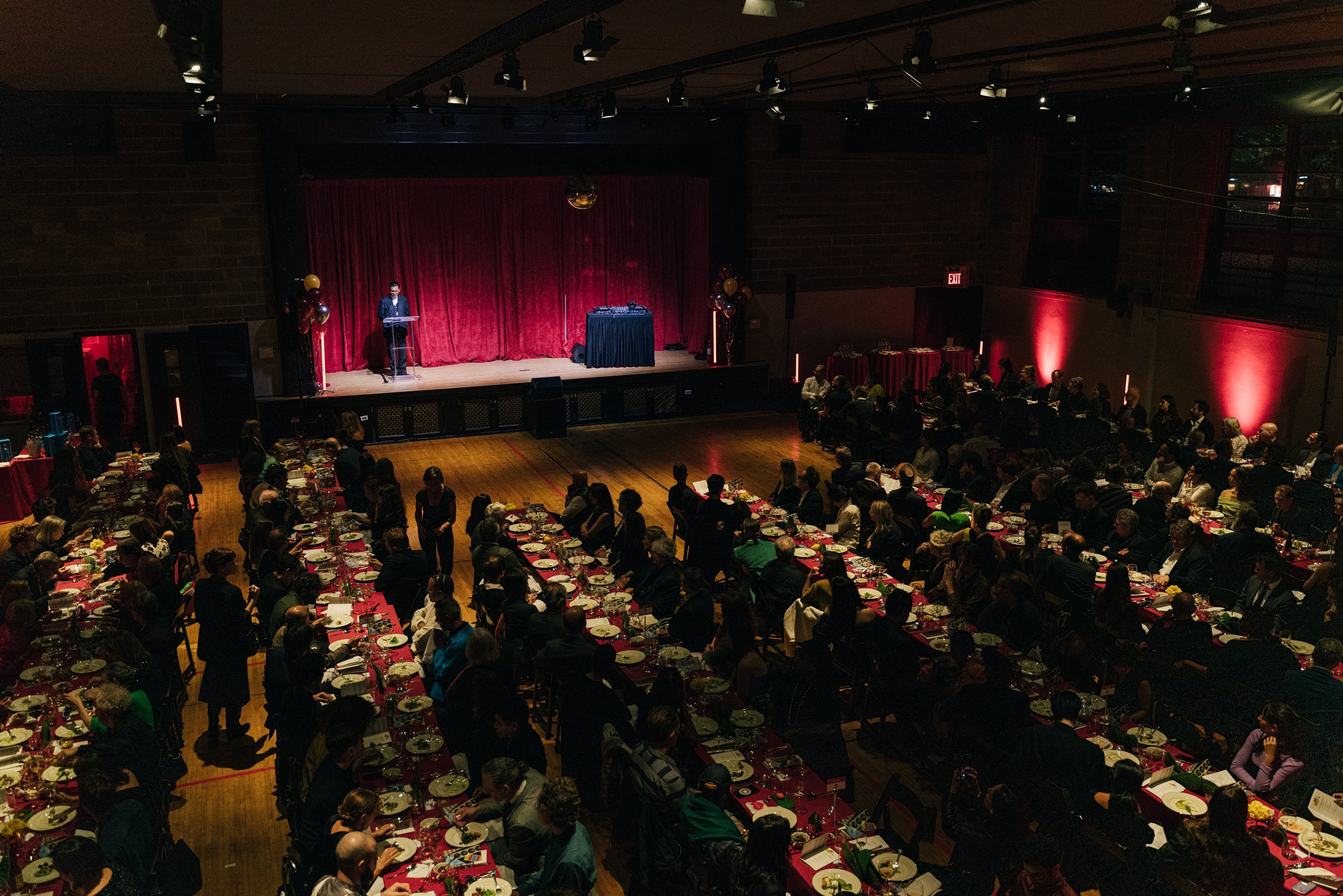 José Esparza Chong Cuy welcomes guests and honorees