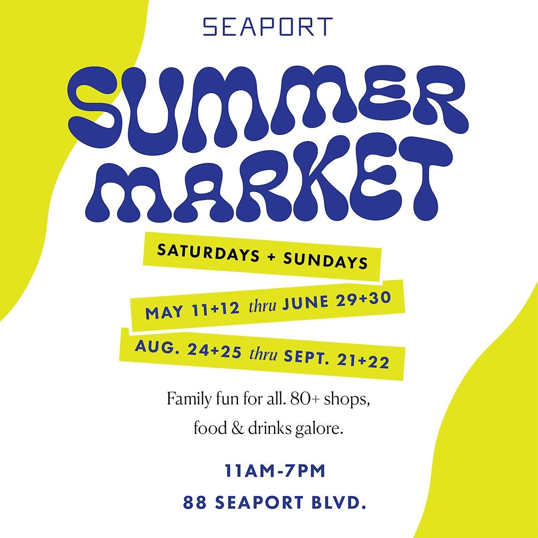 💚☀️Who&rsquo;s ready for summer? 🙋&zwj;♀️🙋&zwj;♂️🙋

We&rsquo;re coming for you @seaportbos! Starting this weekend, come shop from our favorite NE makers at Seaport Summer Market every Saturday and Sunday through June 30th! Can&rsquo;t make it? Yo