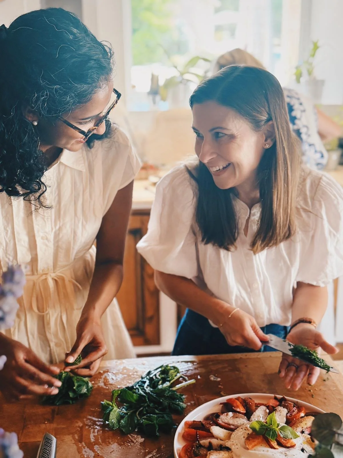 a moment of connection during Best French Forever Provence retreat