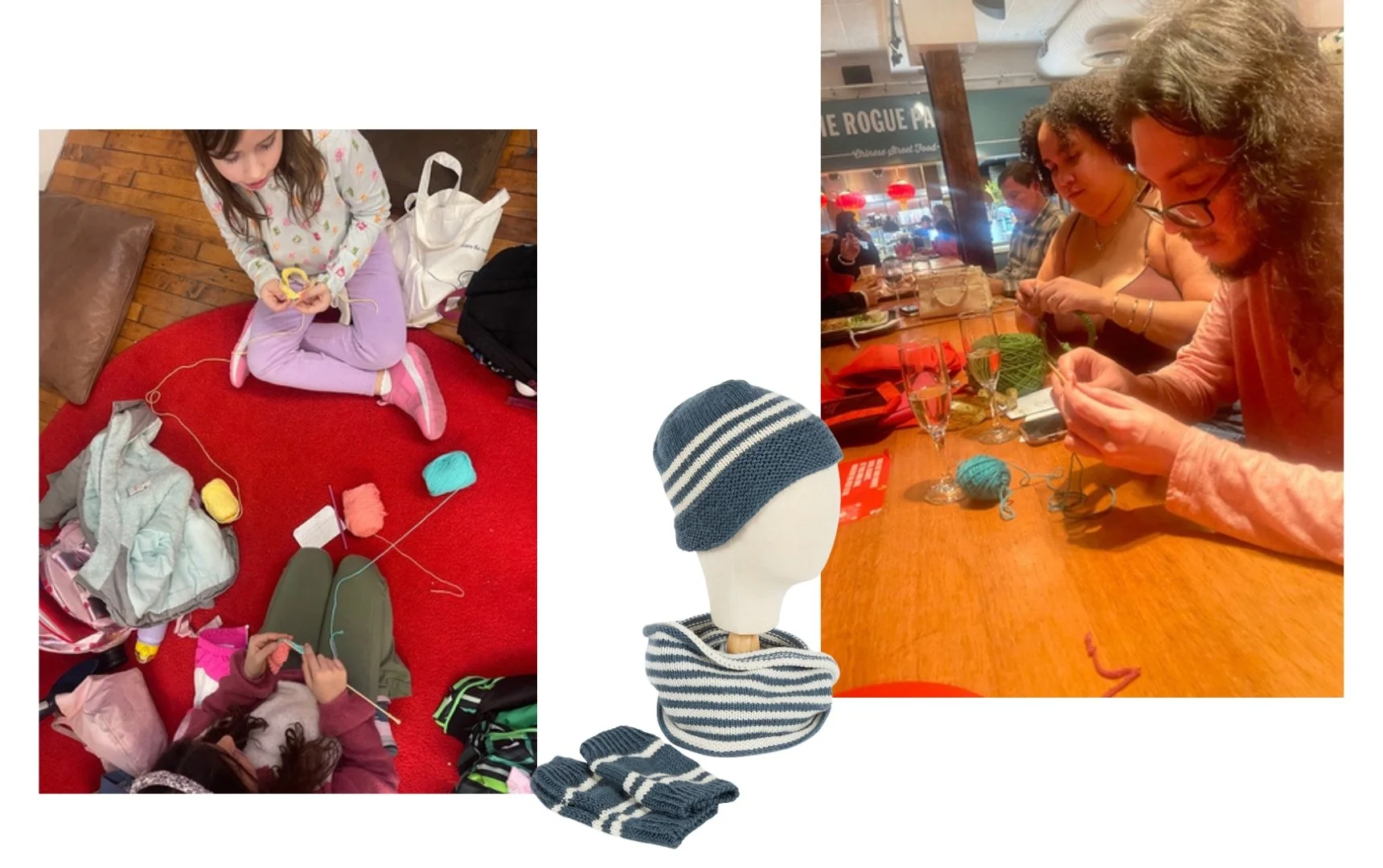 workshops with Brooknit Bonneterie