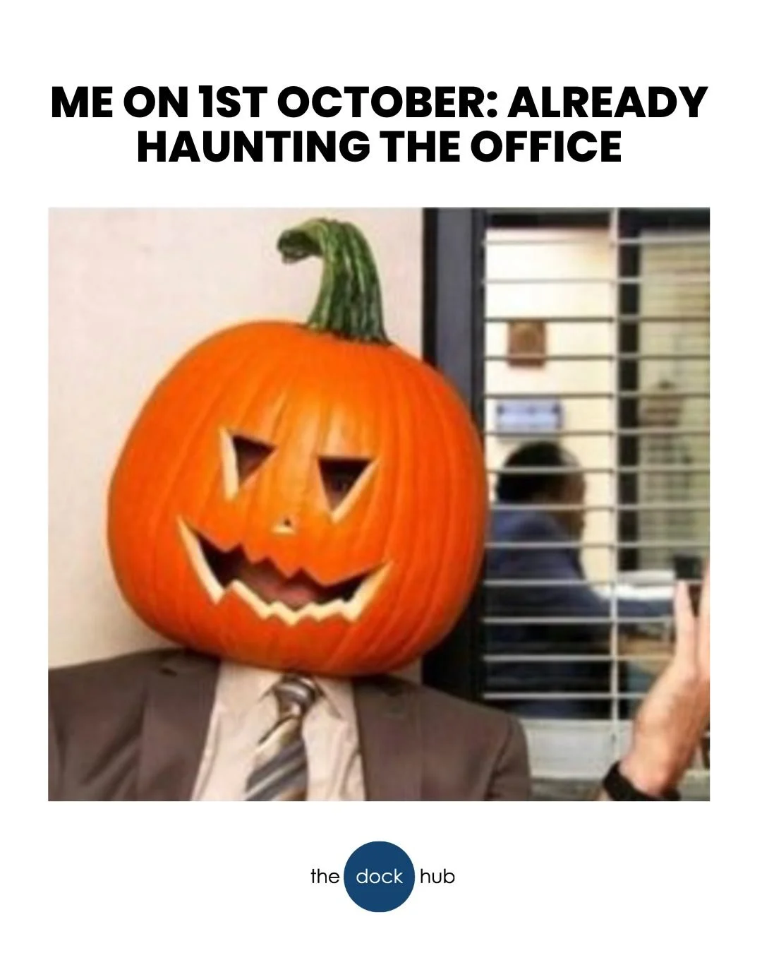 When it&rsquo;s only 1st October but you&rsquo;re already committed to spooky season at work. 🧛

#coworkingspace #coworkingcommunity #workspace #digitalnomad #officespace #worklifebalance #brightonbusiness #meme
