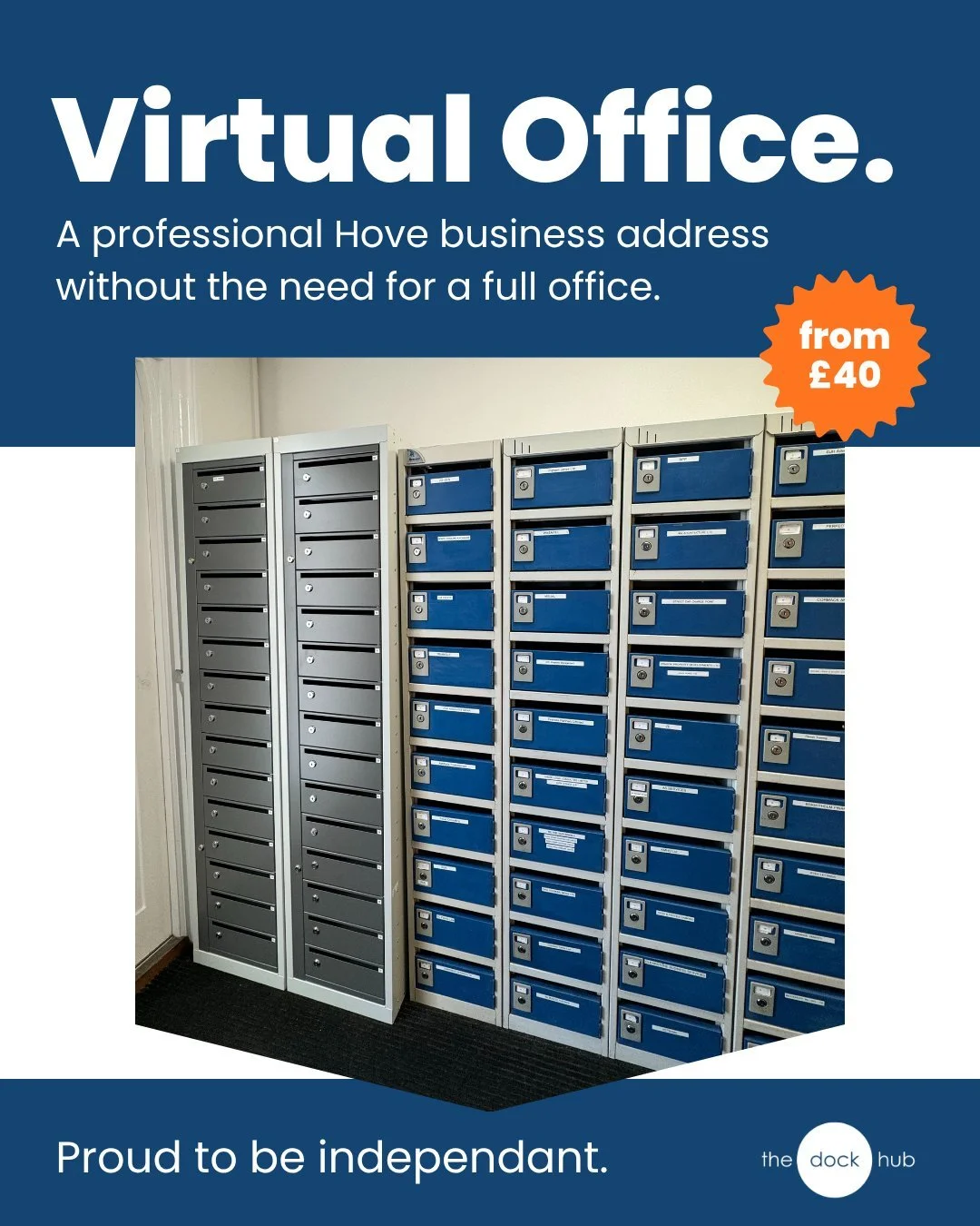 Looking for a professional Hove address without renting an office?
Our virtual office service is &pound;40 + VAT per month &mdash; simple, flexible, and honest.

📩 info@thedockhub.co.uk

📞 01273 830 330

#VirtualOffice #HoveBusiness #SmallBusinessU