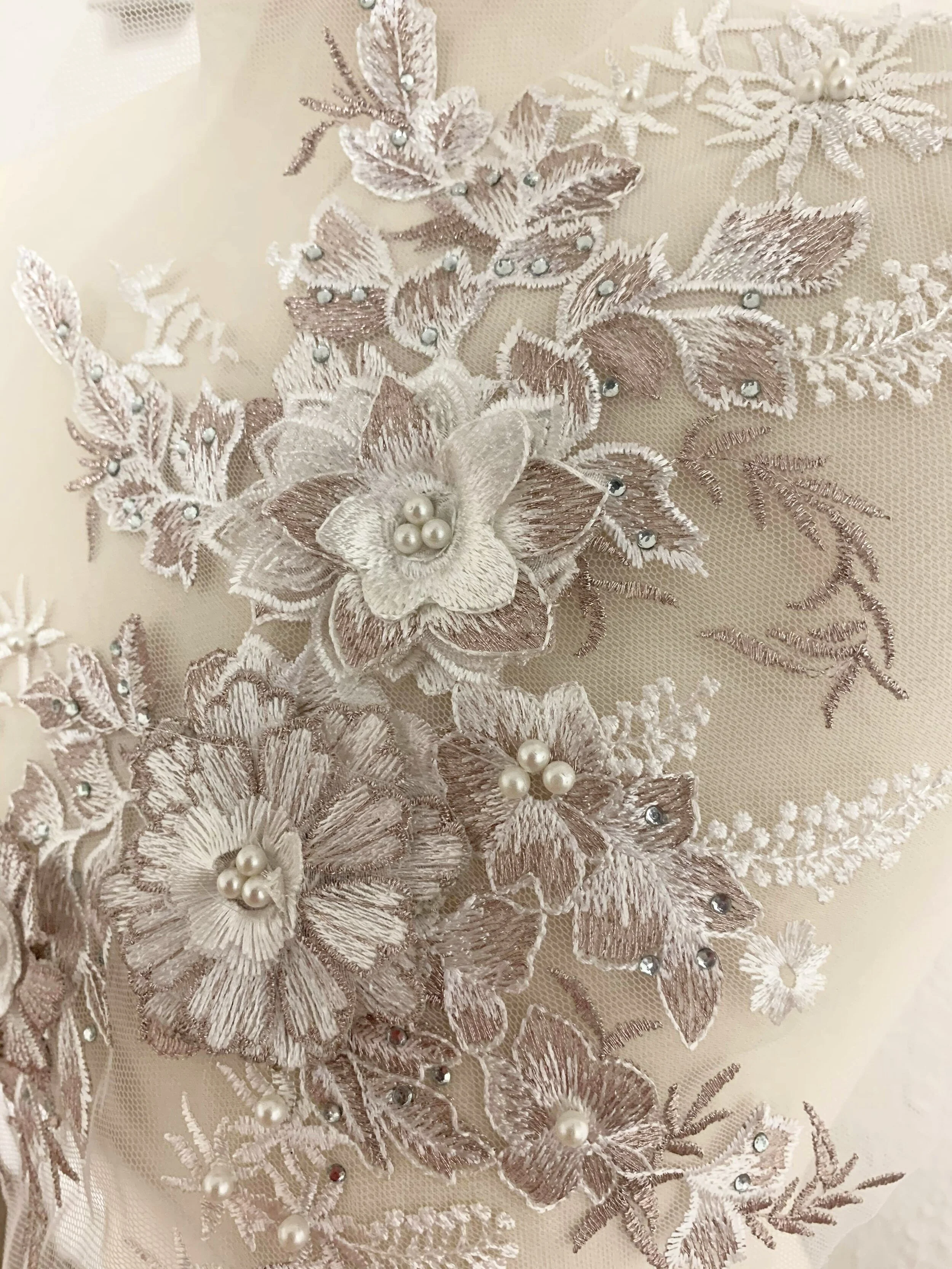 Champagne Pearl Appliqué