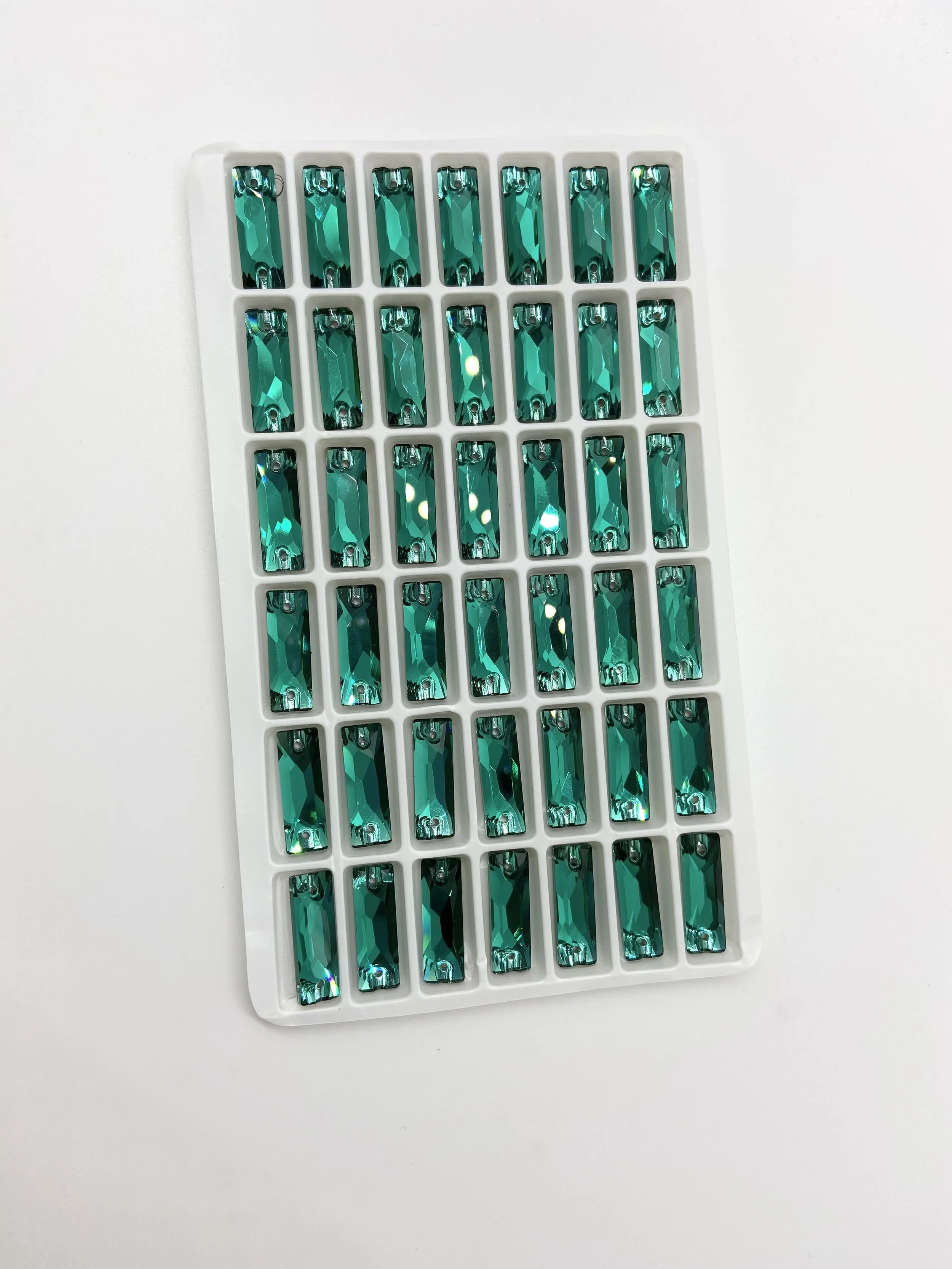 Emerald Green Baguette