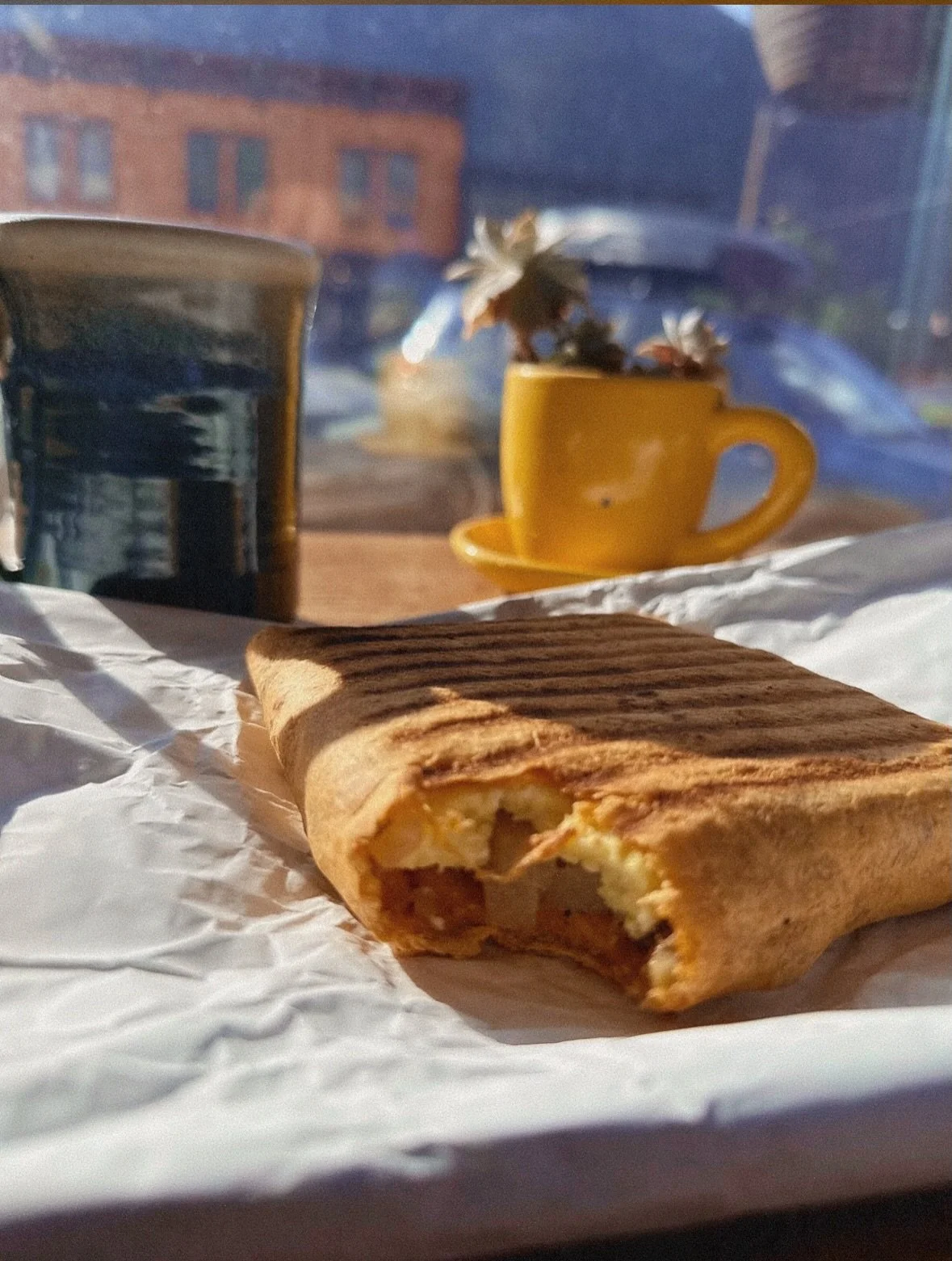 An Ode To The Square Burrito

Square Burrito, born of Coffee Bear&rsquo;s embrace, A morning marvel in this humble place. They came for coffee, but they stayed for you, A solid, simple, satisfying view. No flimsy crescent, no irregular roll, But four