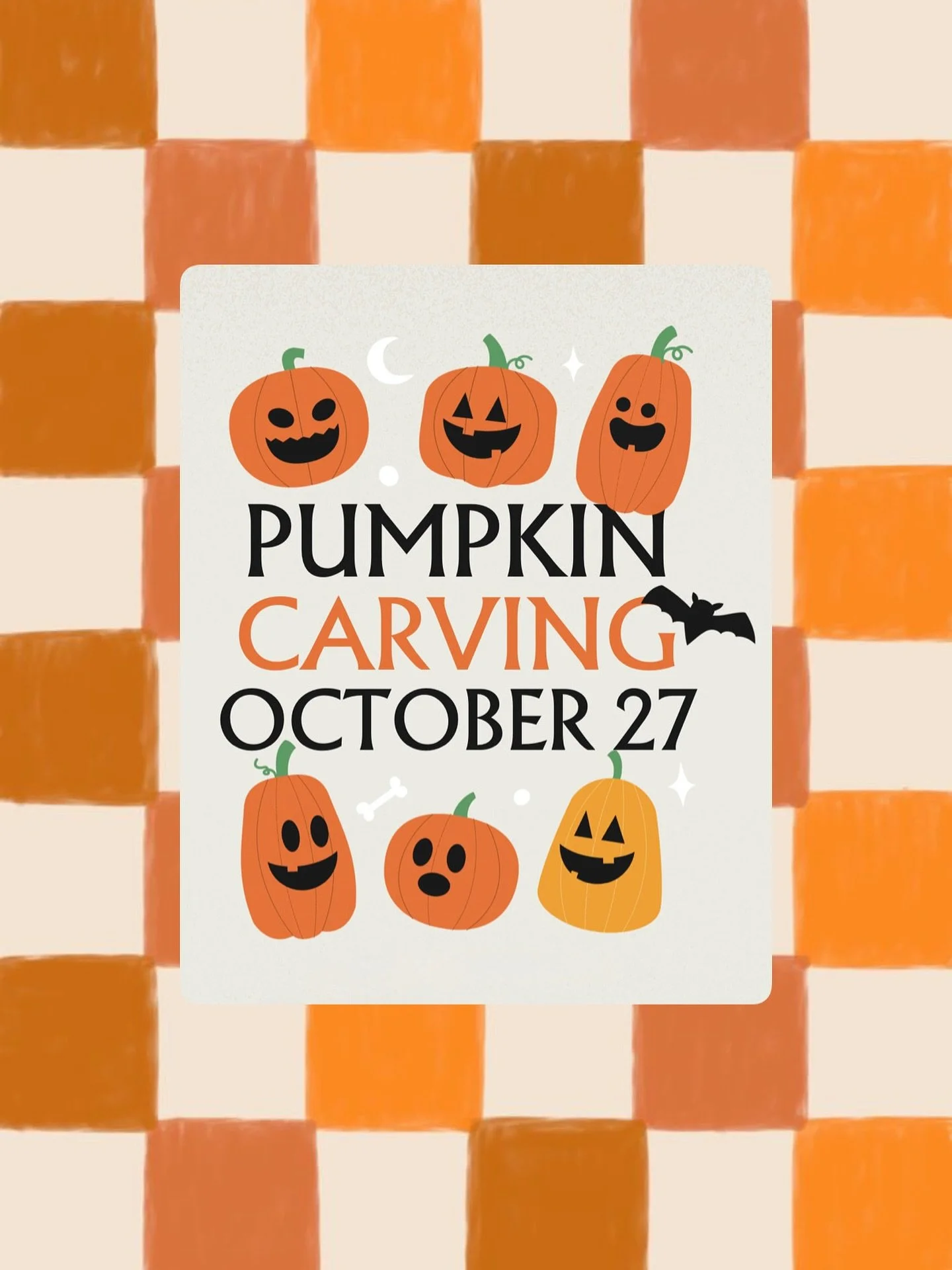 *ANNUAL PUMPKIN CARVING CONTEST*

Join us Monday October 27 at 3:45 (until the pumpkins run dry) 🎃 for our annual pumpkin carving! Pumpkins will be lit on display in the shop until Halloween so you can vote on your favorite! Winner will be announced