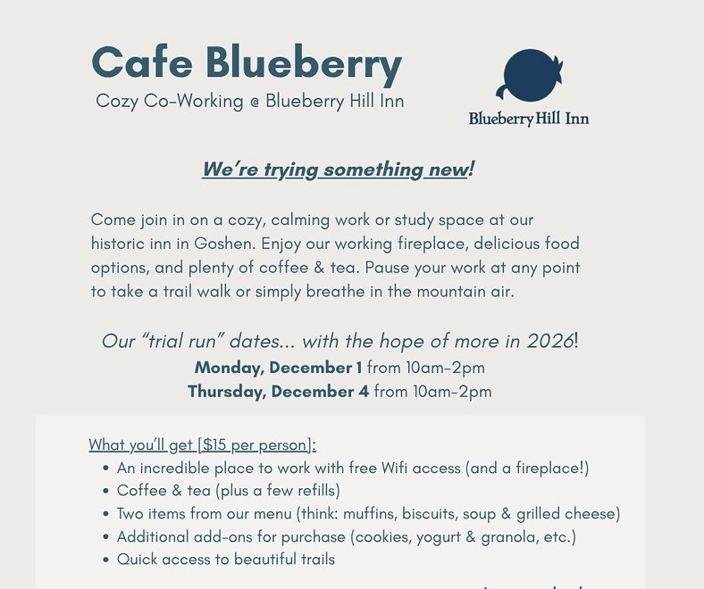 We&rsquo;re trying something new! Tell your friends! More info on our website ☕️