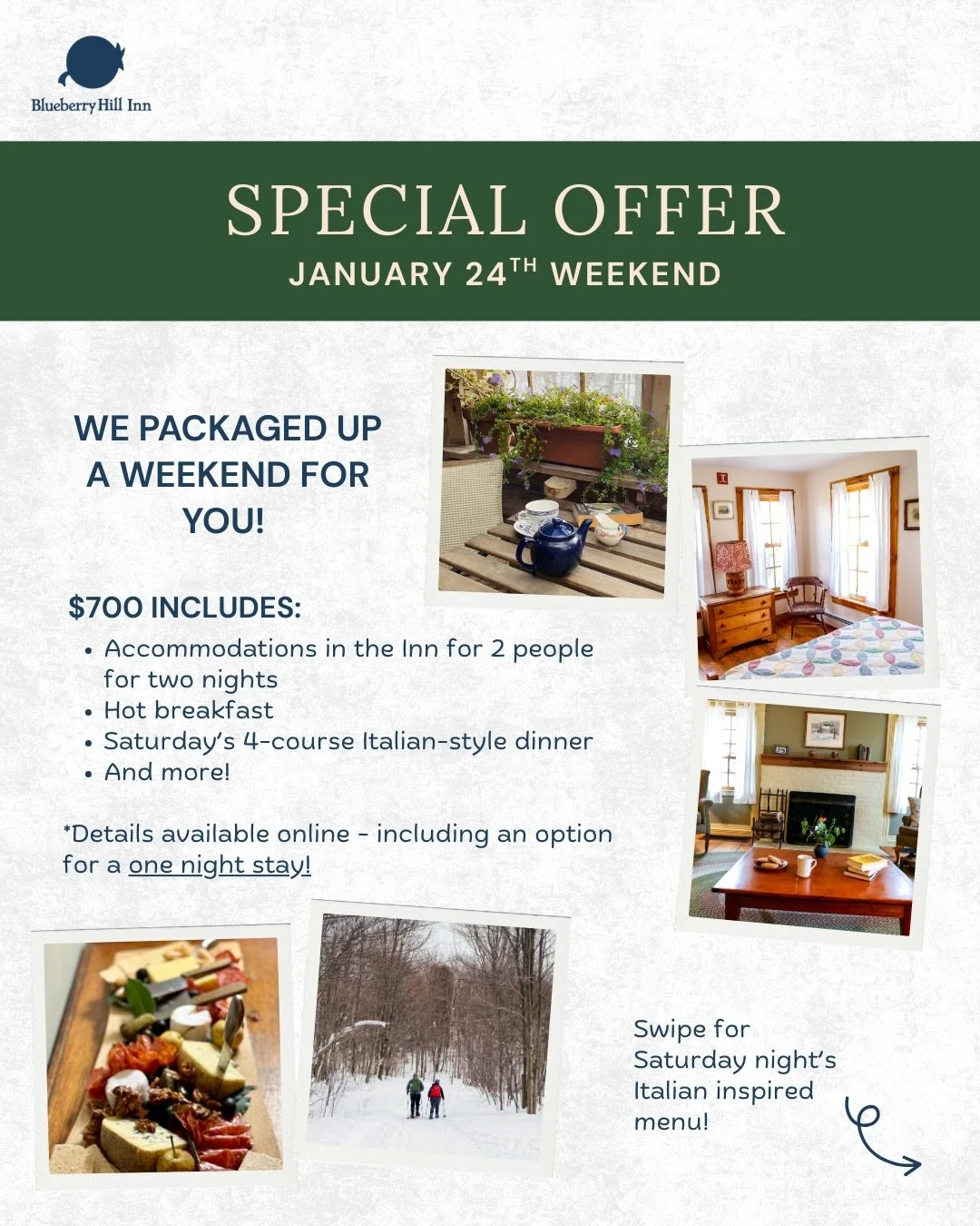 Book a spontaneous stay with us next weekend, it&rsquo;s  packaged up all nice and pretty for you. 🎁 A *nearly all inclusive weekend of food, fun, and probably new friends. What could be better! 

Link in bio to book