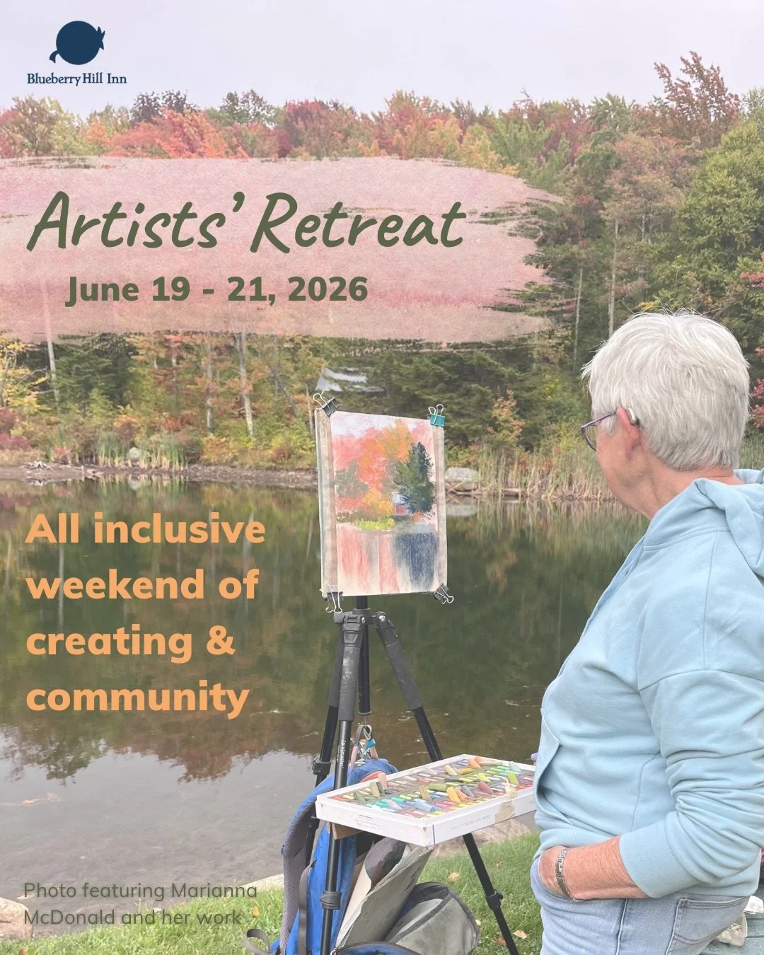 Calling all artists near and far! 

☀️🌳🌸 Looking ahead to summer, we are delighted to be hosting an all inclusive artists&rsquo; retreat. 

Swipe for a few details, use the inn link in bio to book, share with friends and make it an unforgettable we