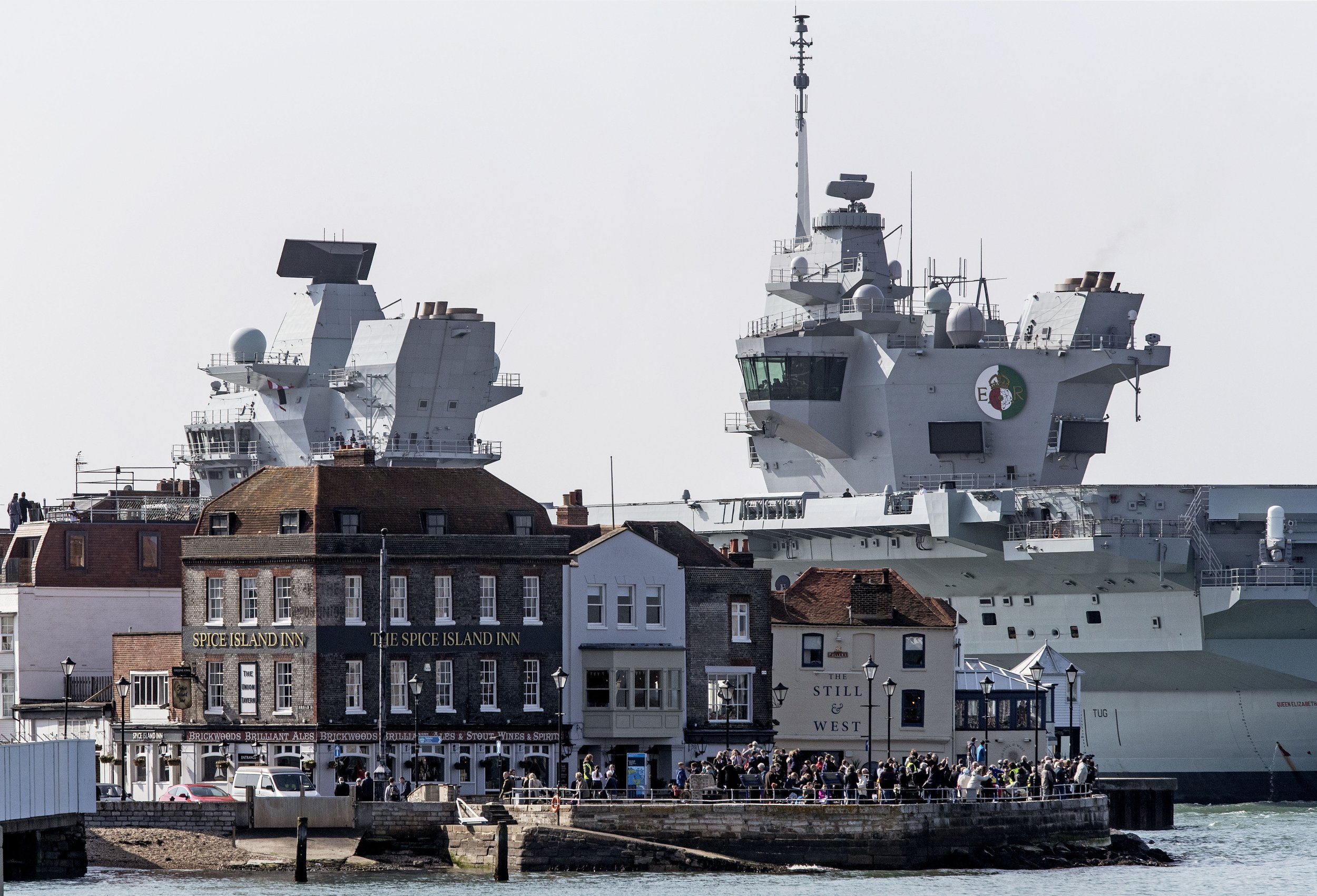 HMS Queen Elizabeth Departure